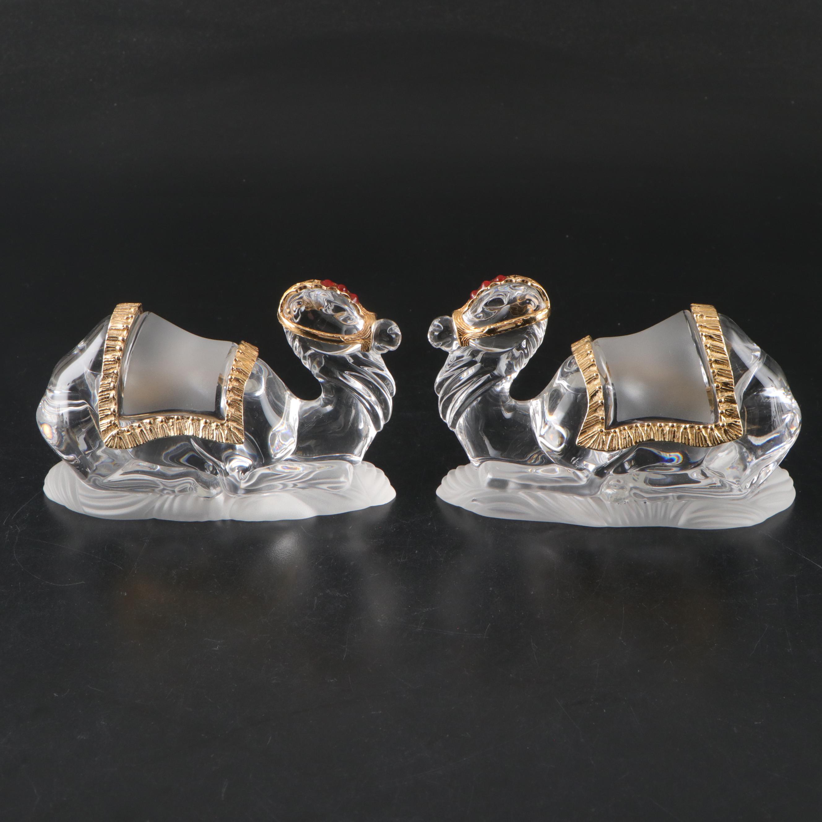 Gorham Crystal Nativity Set
