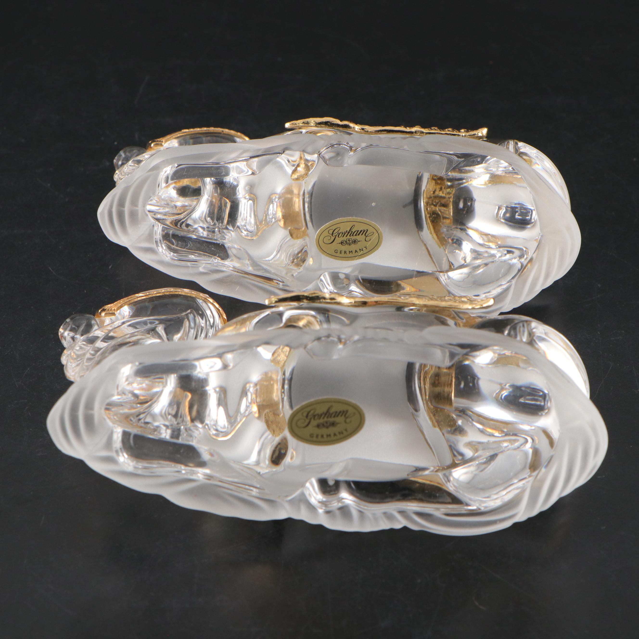 Gorham Crystal Nativity Set