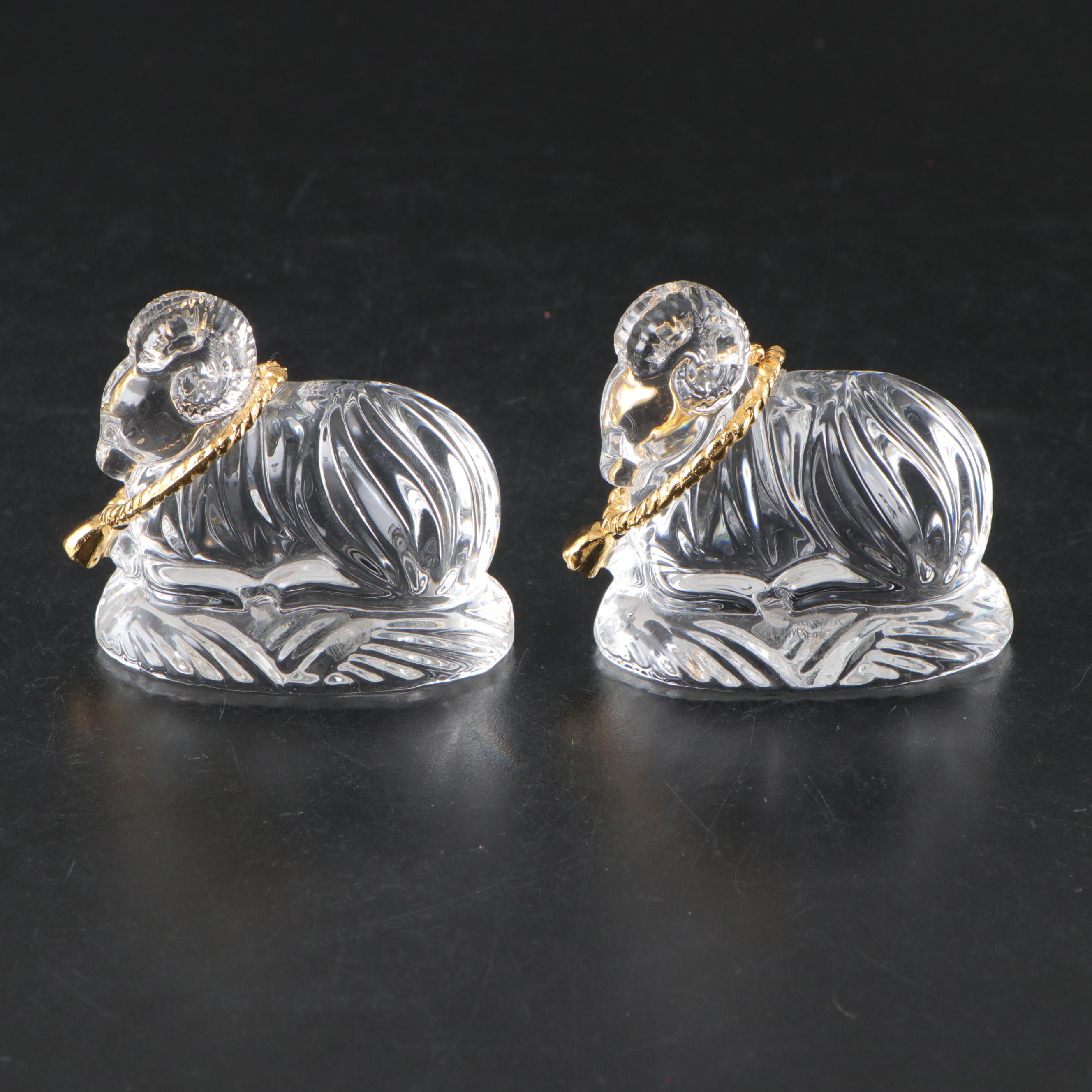 Gorham Crystal Nativity Set