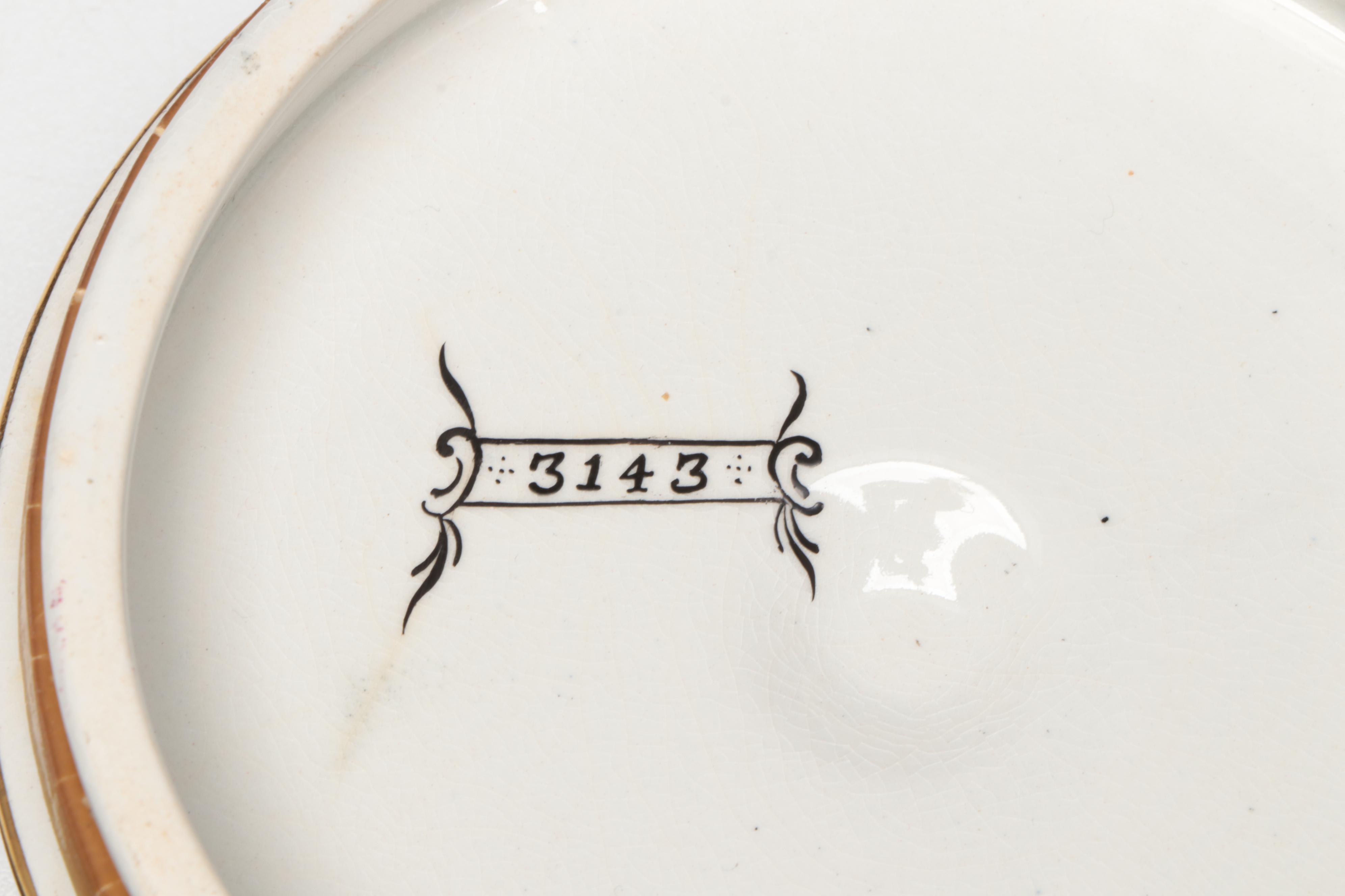 Bohemian Style Uranium Glass Vase with Dunhill Porcelain Humidor and More