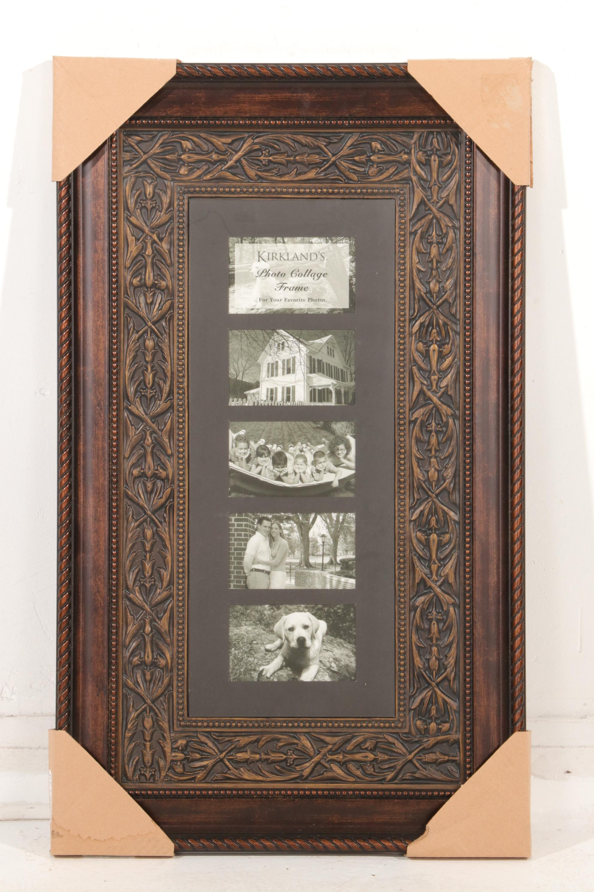 Grape Motif Plate Display Wall Rack, Picture Frame, and Other Wall Decor