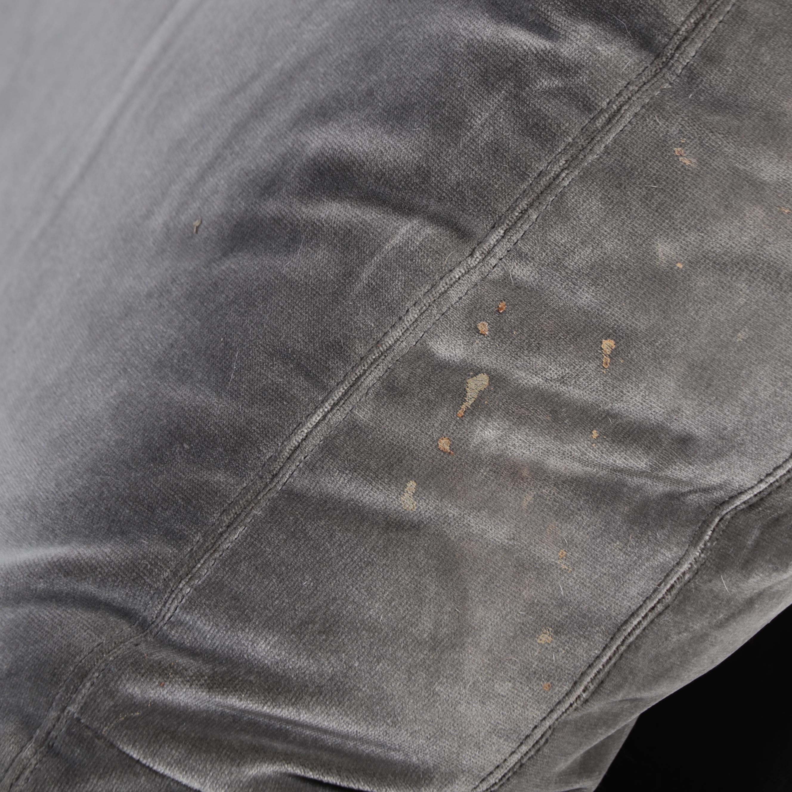 Lee Industries Contemporary Velvet Upholstered Sectional Sofa