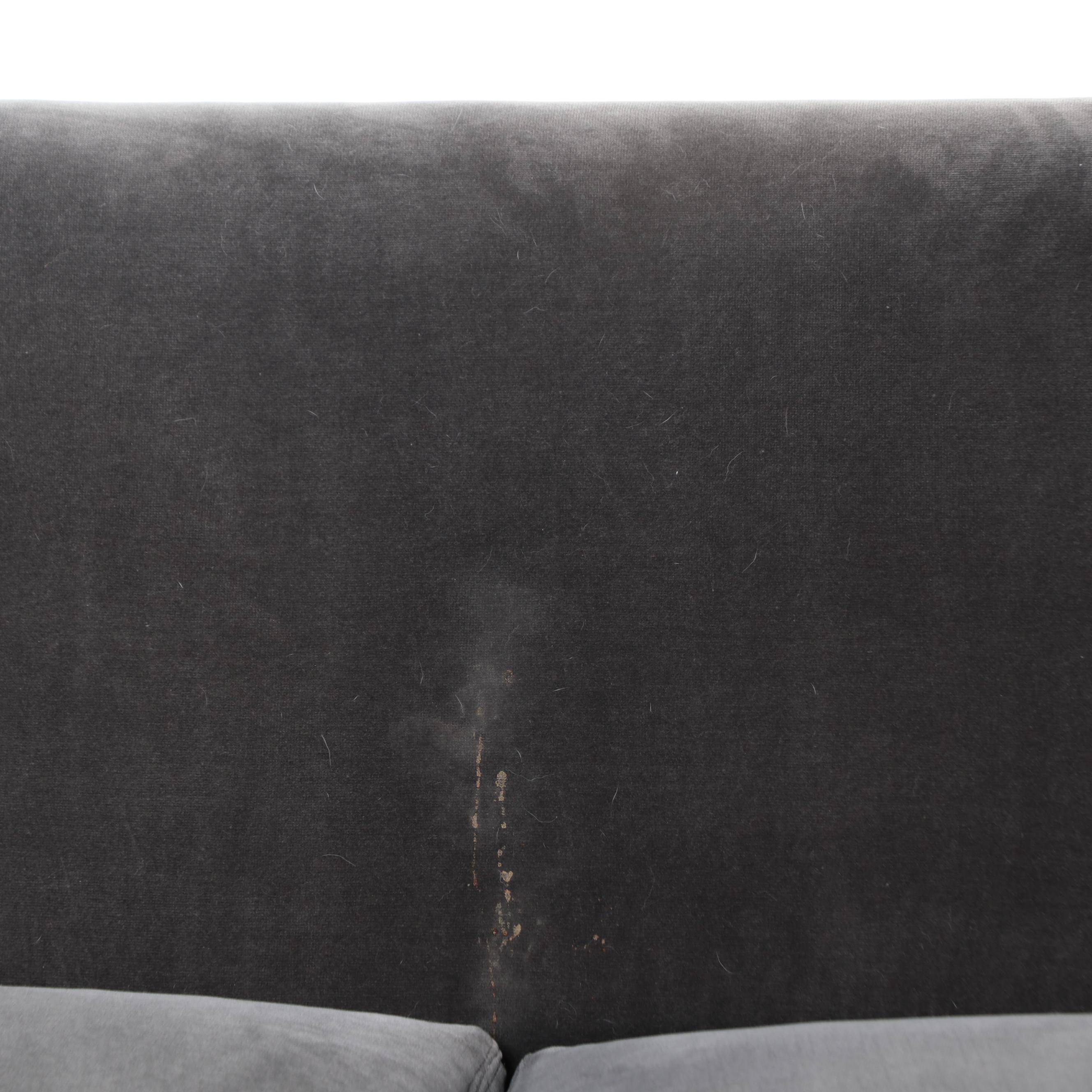 Lee Industries Contemporary Velvet Upholstered Sectional Sofa