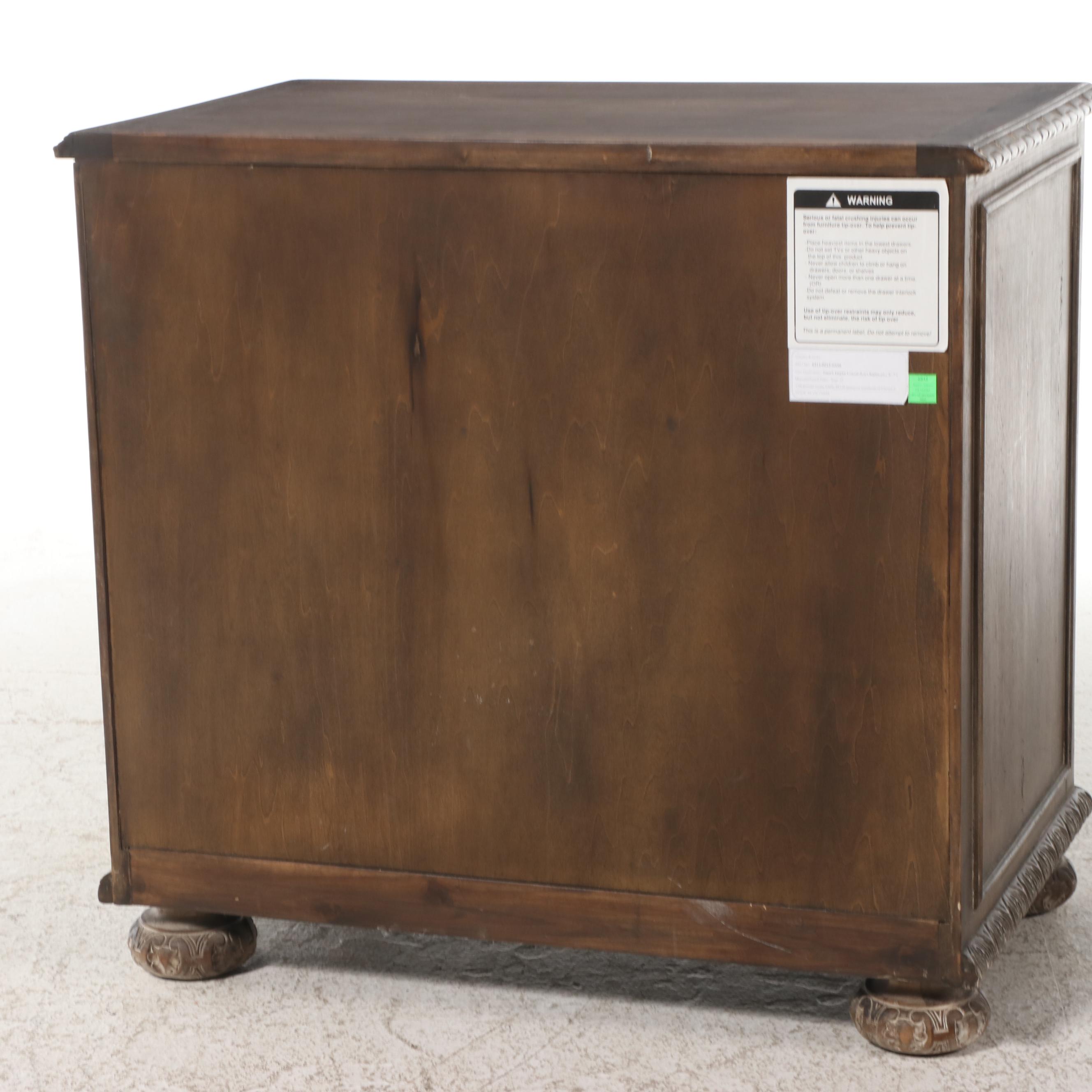 Restoration Hardware "French Empire" Hardwood Open Nightstand