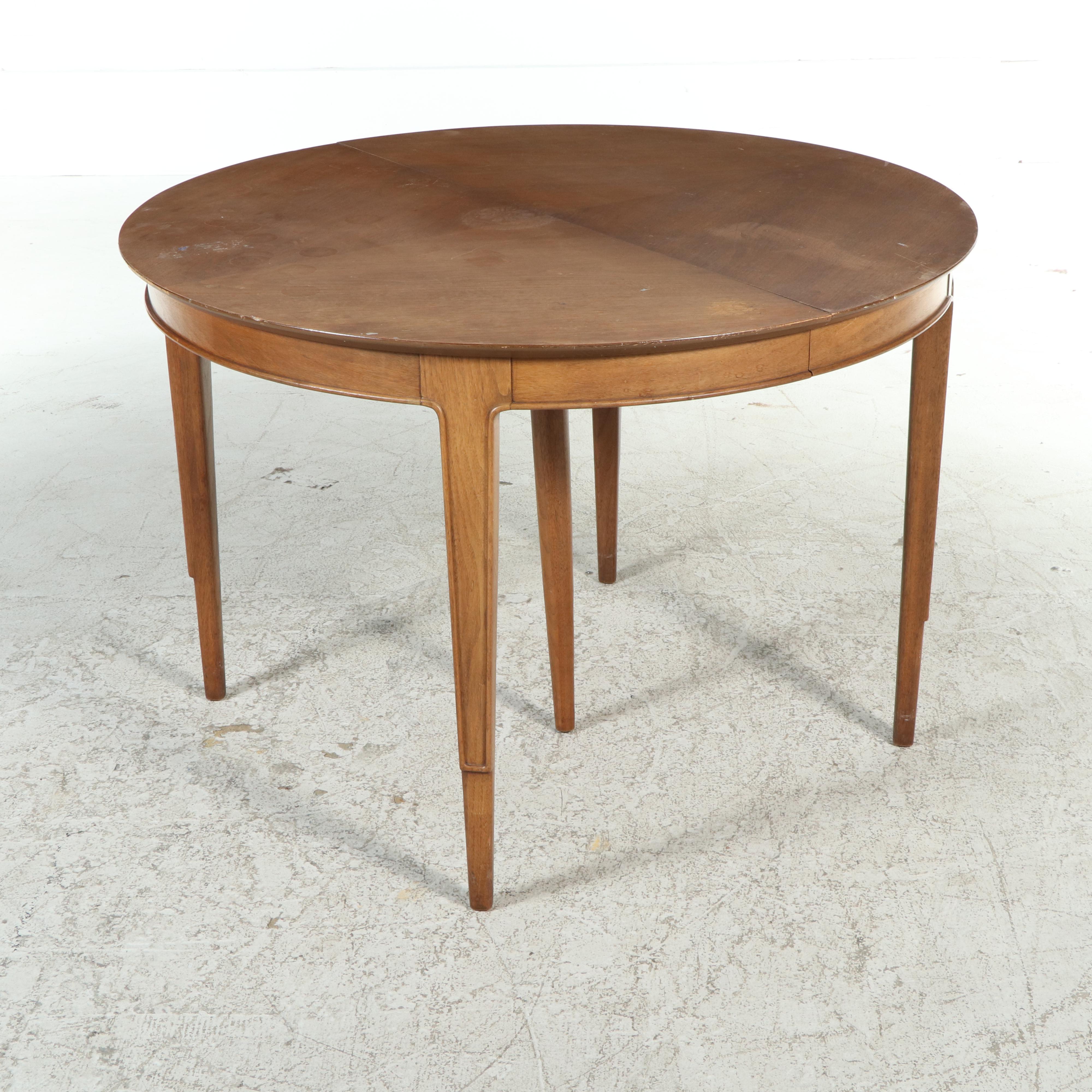 Mid Century Modern Wooden Dining Table and Chairs, Mid to Late 20th Century