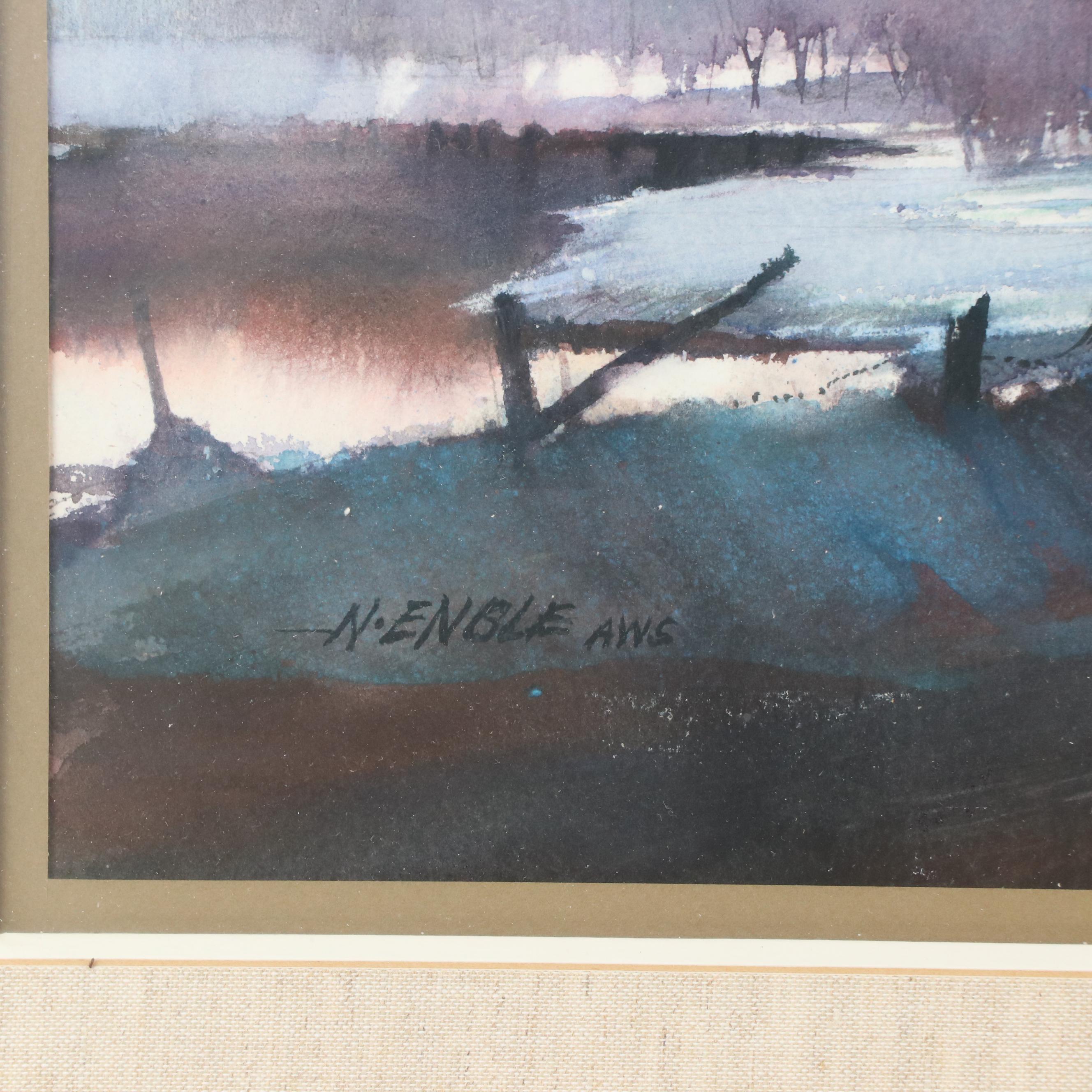 Nita Engle Landscape Watercolor Painting