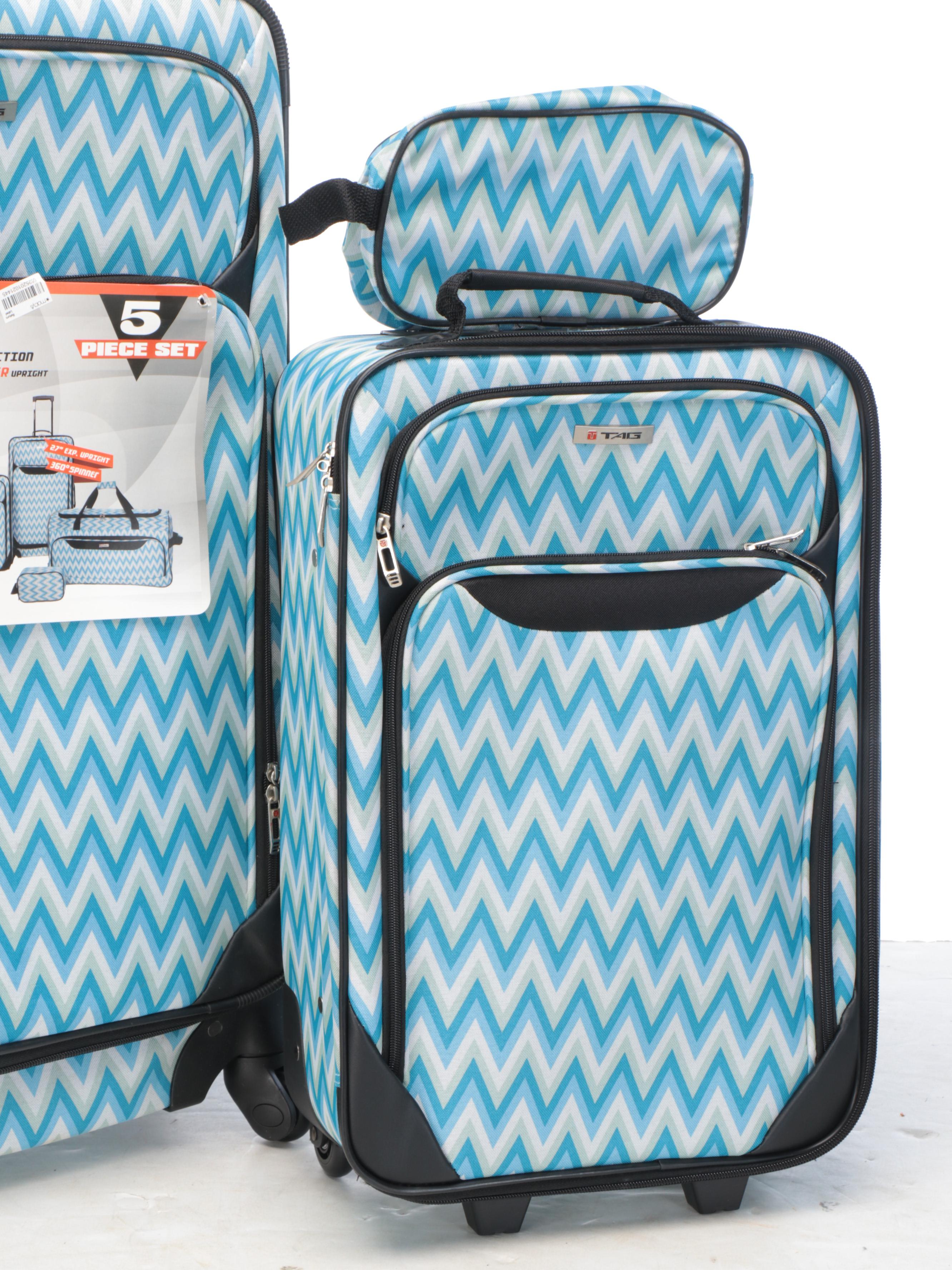 Tag Springfield 5-Piece Luggage Set with Duffel Bag, Crossbody, and Other Bags