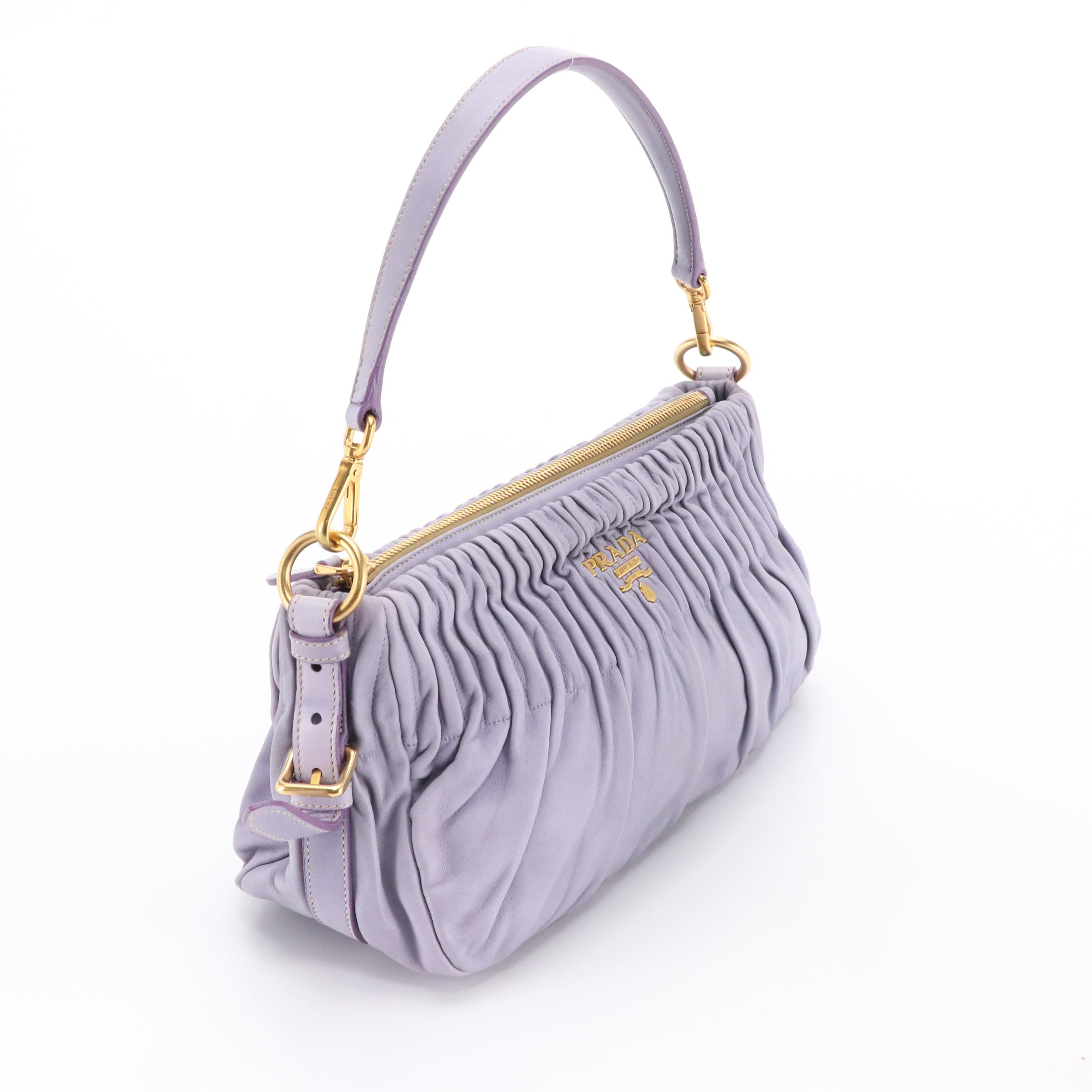 Prada Shoulder Bag in Gaufré Nappa Leather