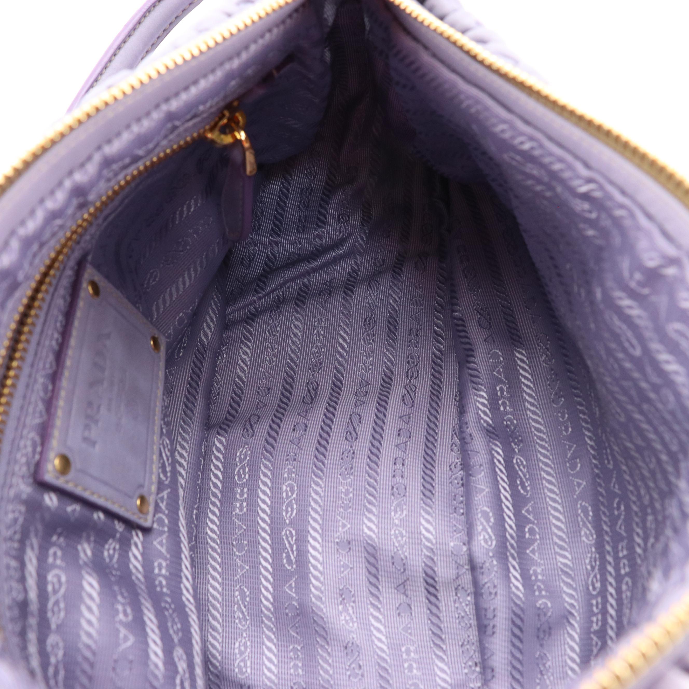 Prada Shoulder Bag in Gaufré Nappa Leather