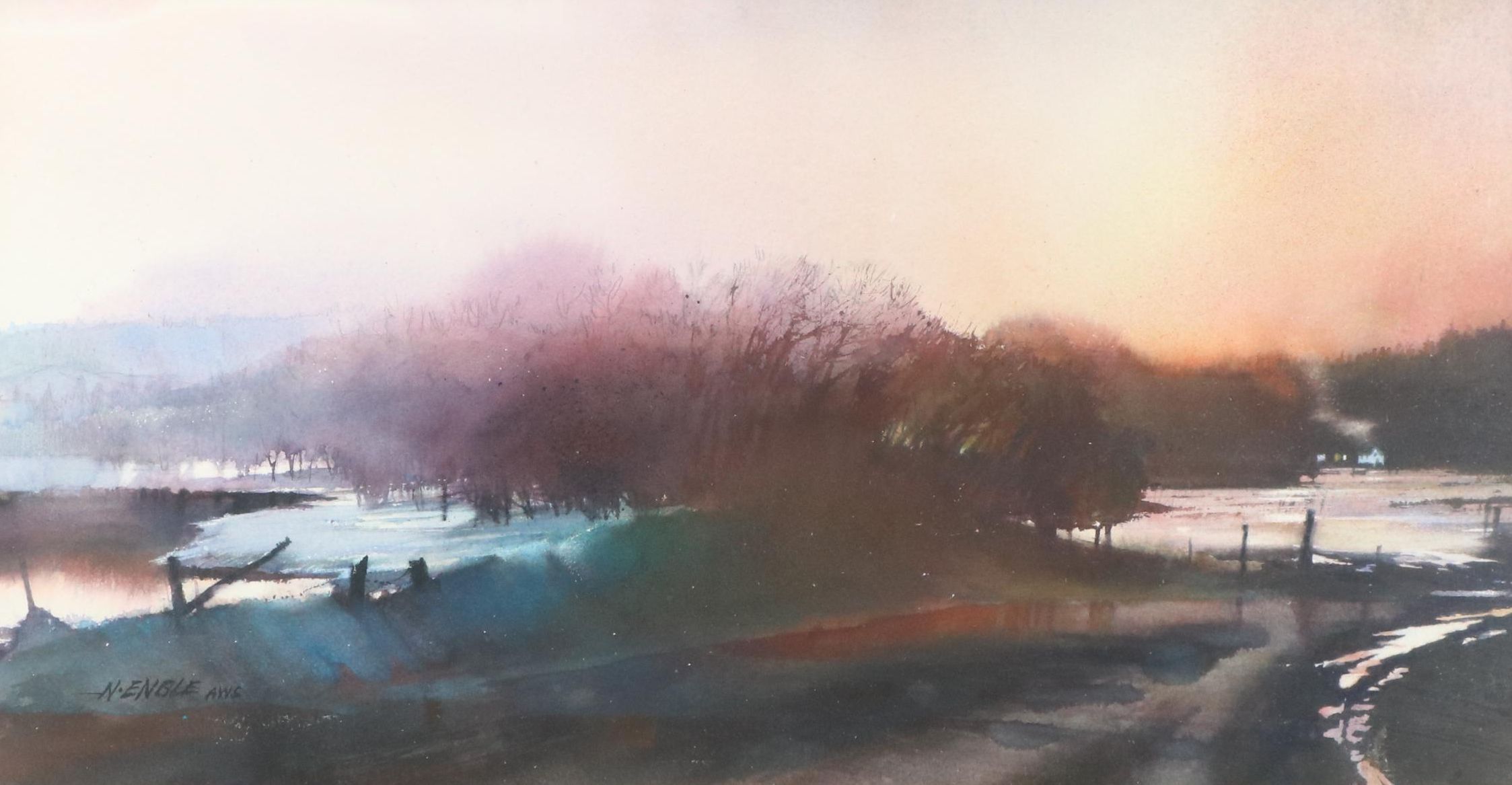 Nita Engle Landscape Watercolor Painting