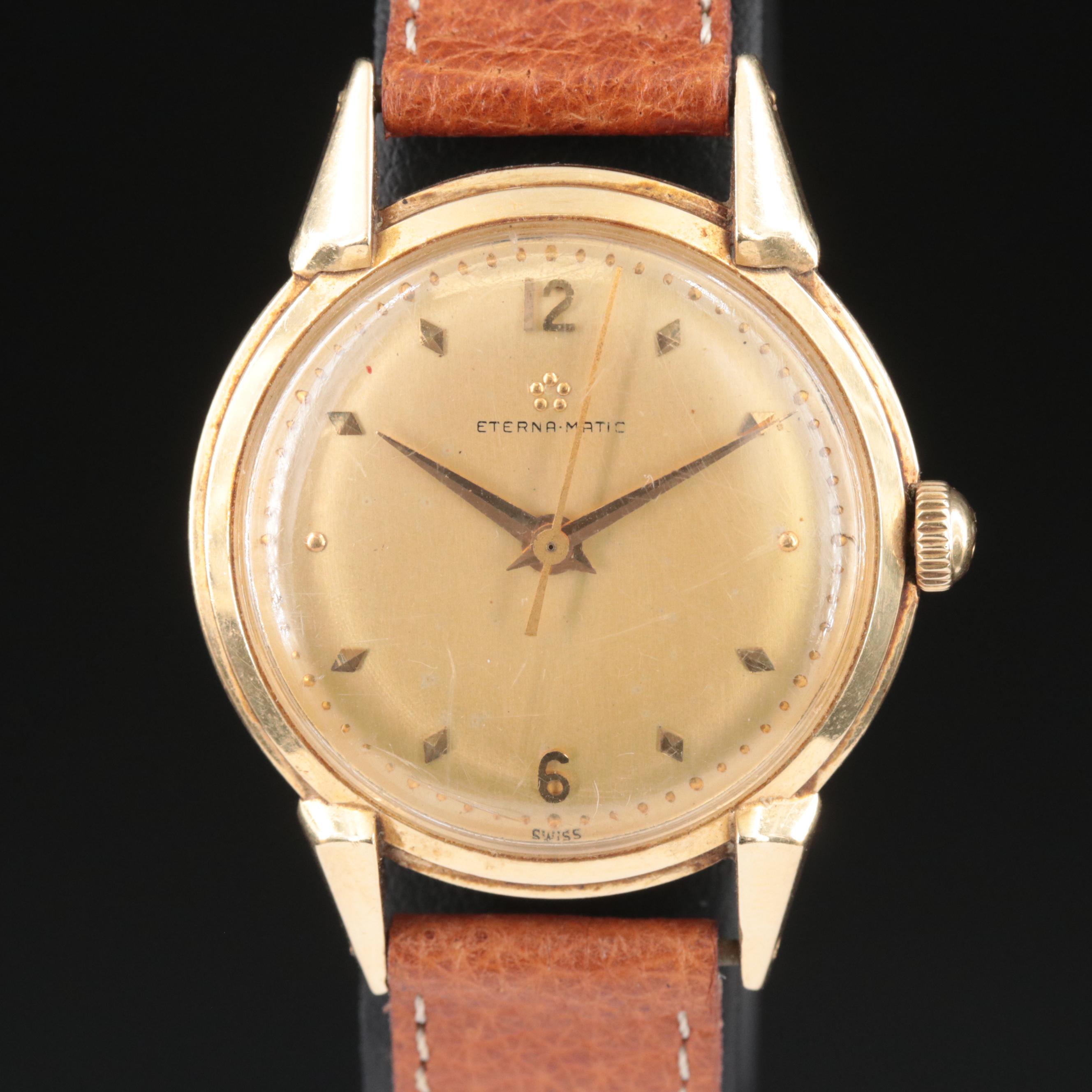 14K Eterna-Matic Watch