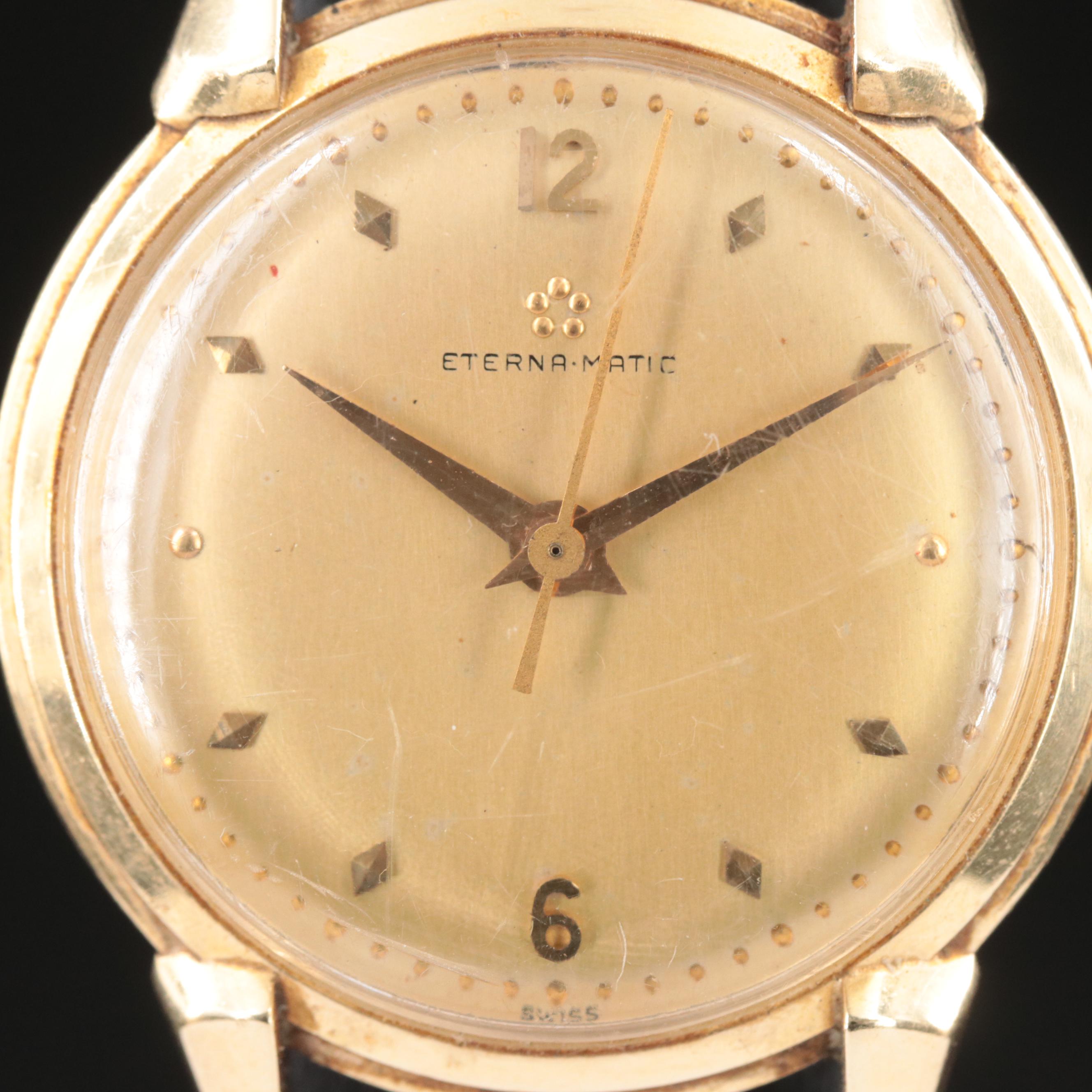 14K Eterna-Matic Watch