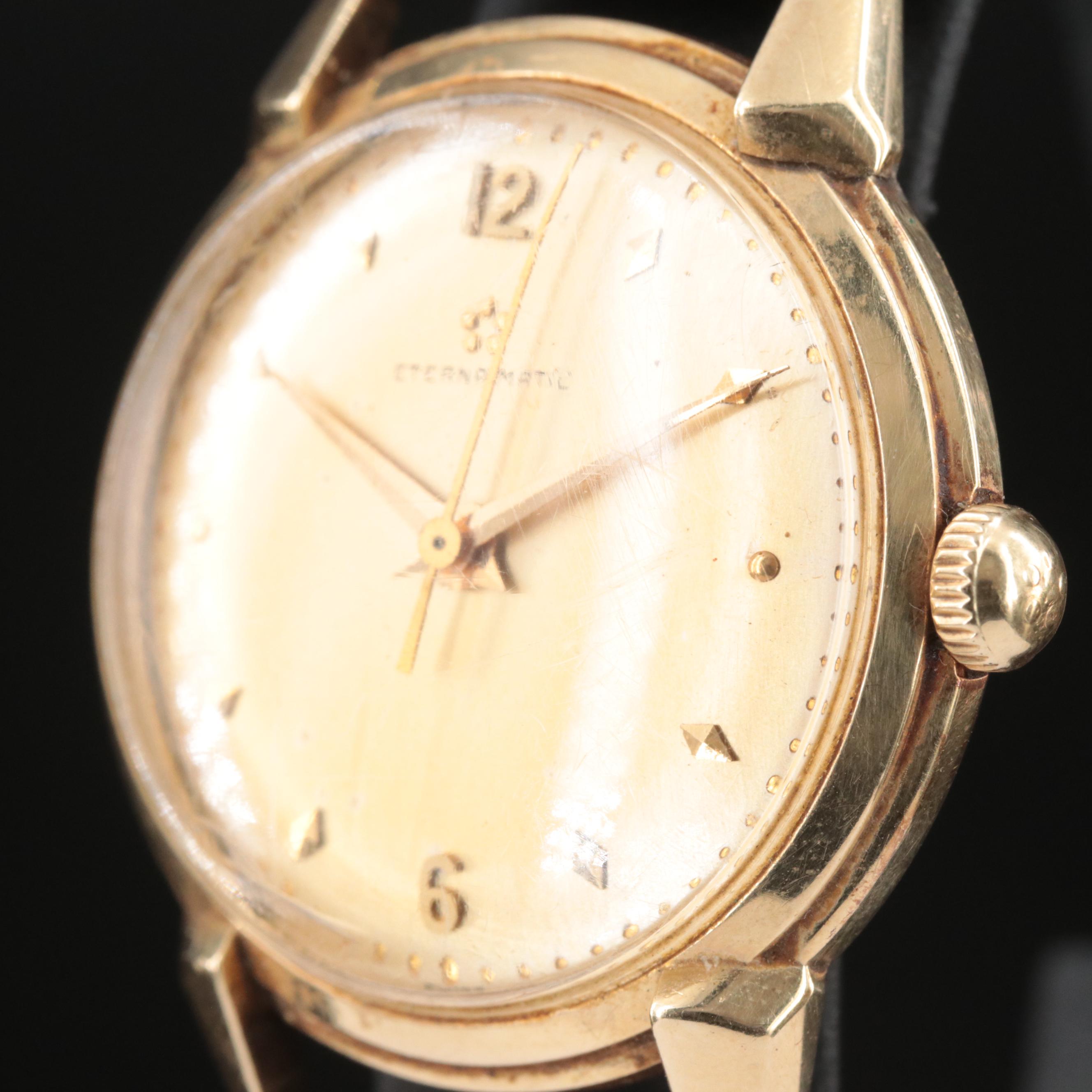 14K Eterna-Matic Watch