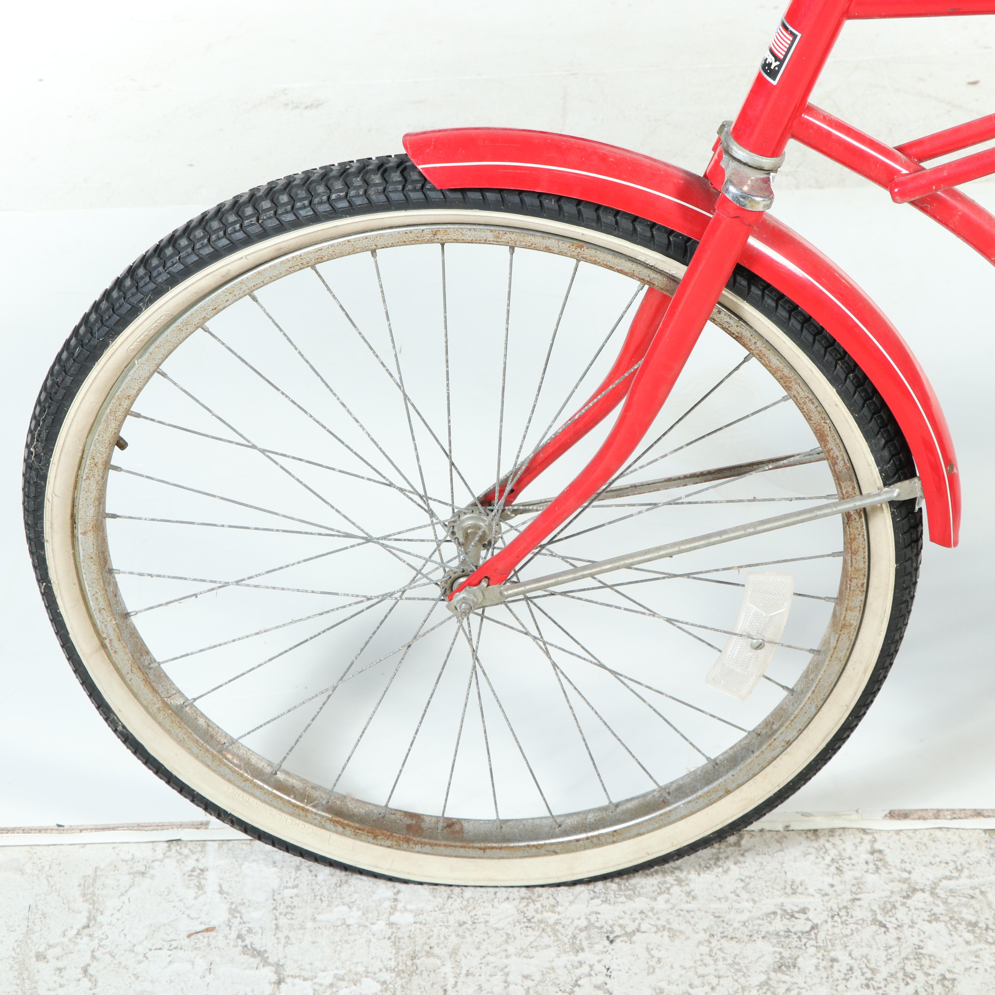 Huffy Good Vibrations Cruiser Bicycle in Red, Circa 1980