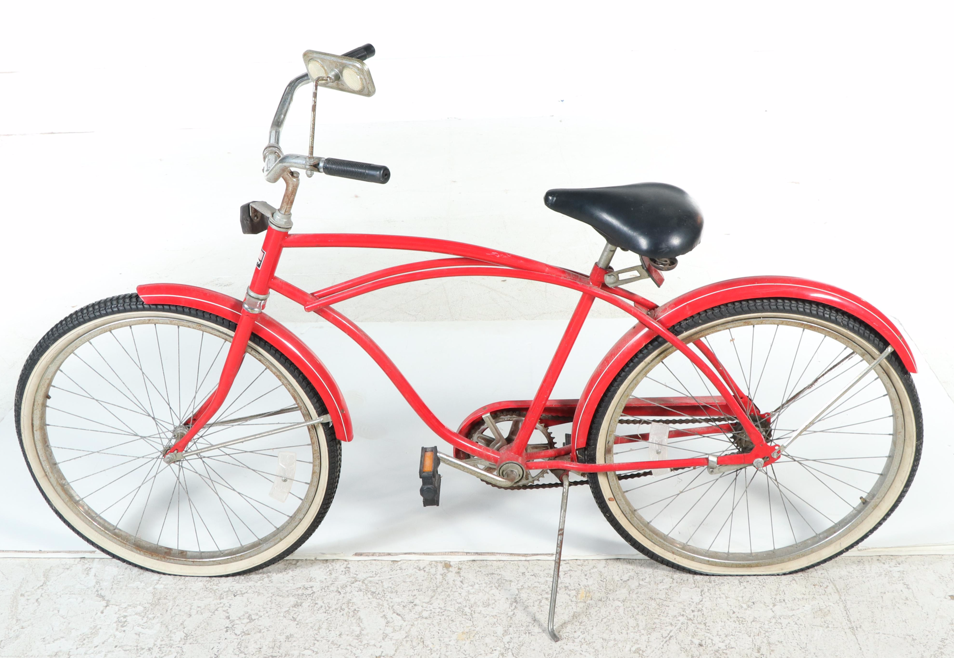 Huffy Good Vibrations Cruiser Bicycle in Red, Circa 1980