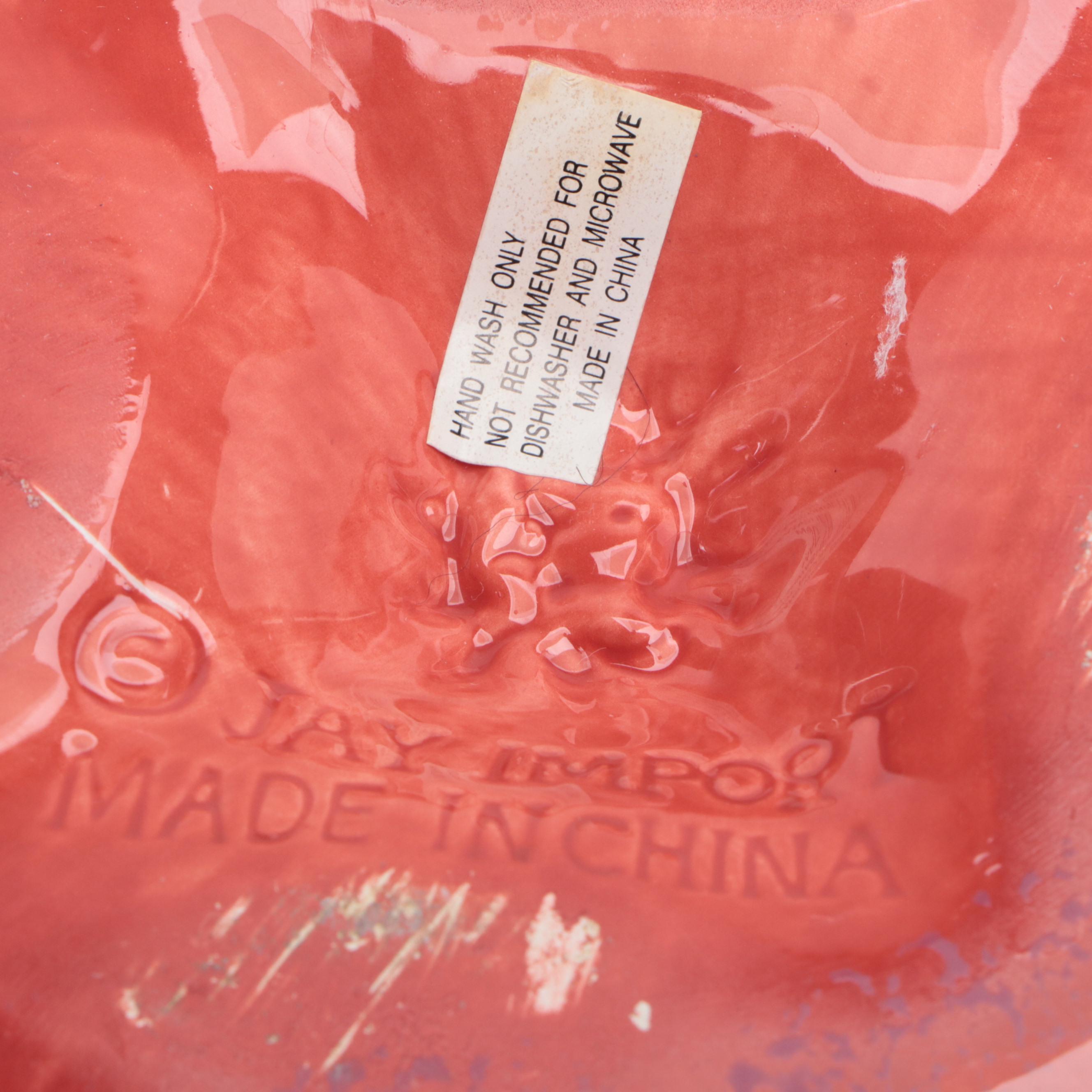 Jay Import Ceramic Apple Shaped Canister Set