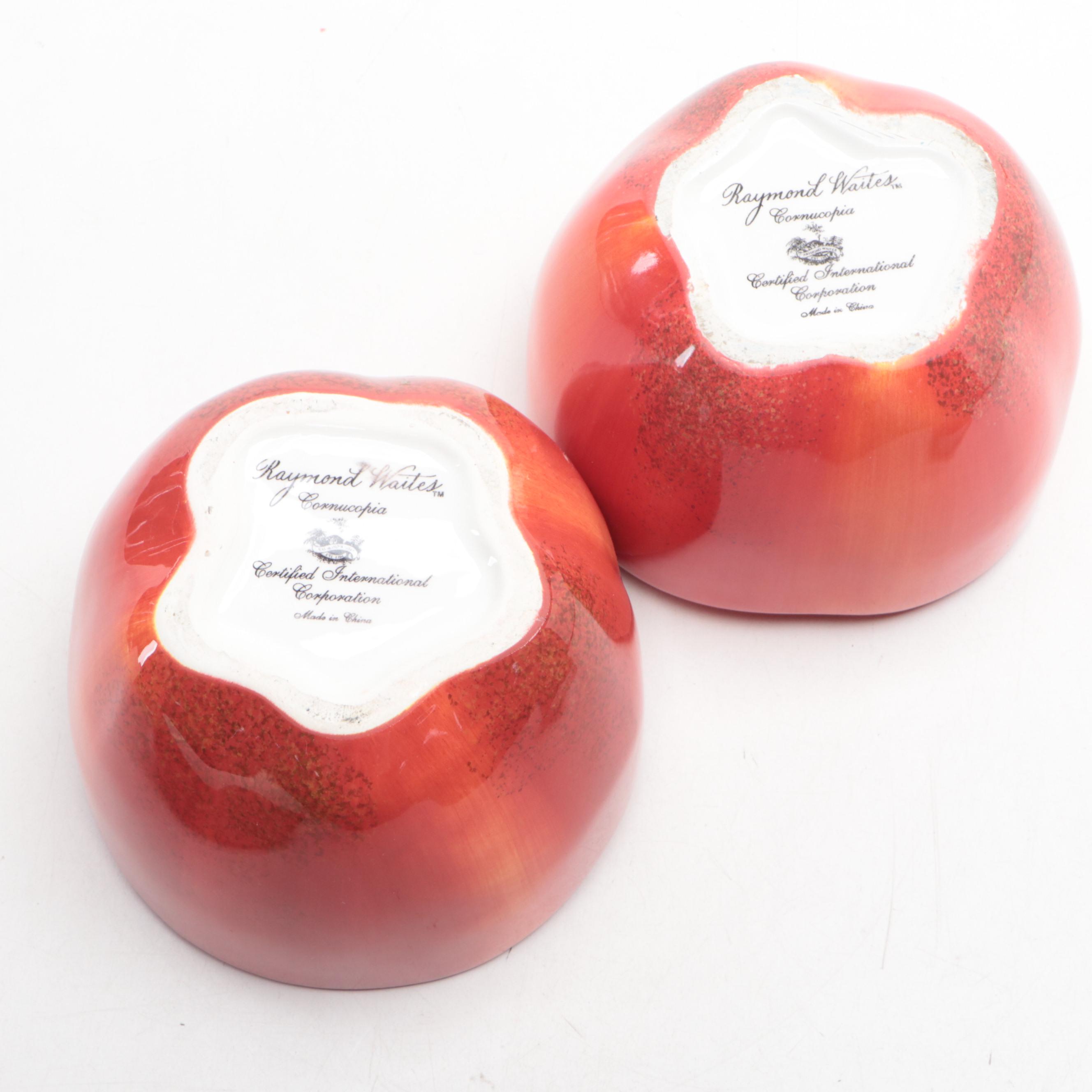 Jay Import Ceramic Apple Shaped Canister Set