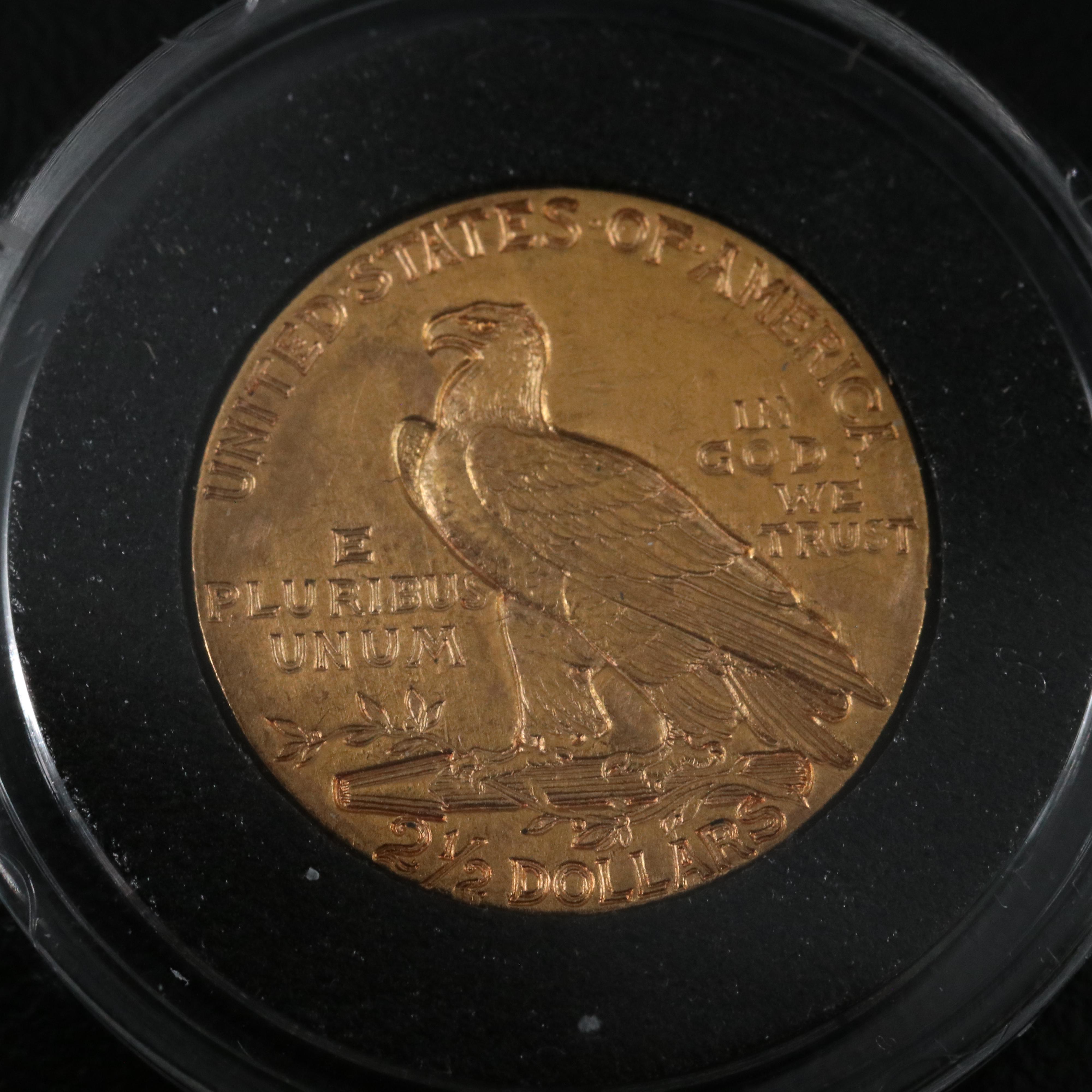 1913 Indian Head $2 1/2 Gold Coin