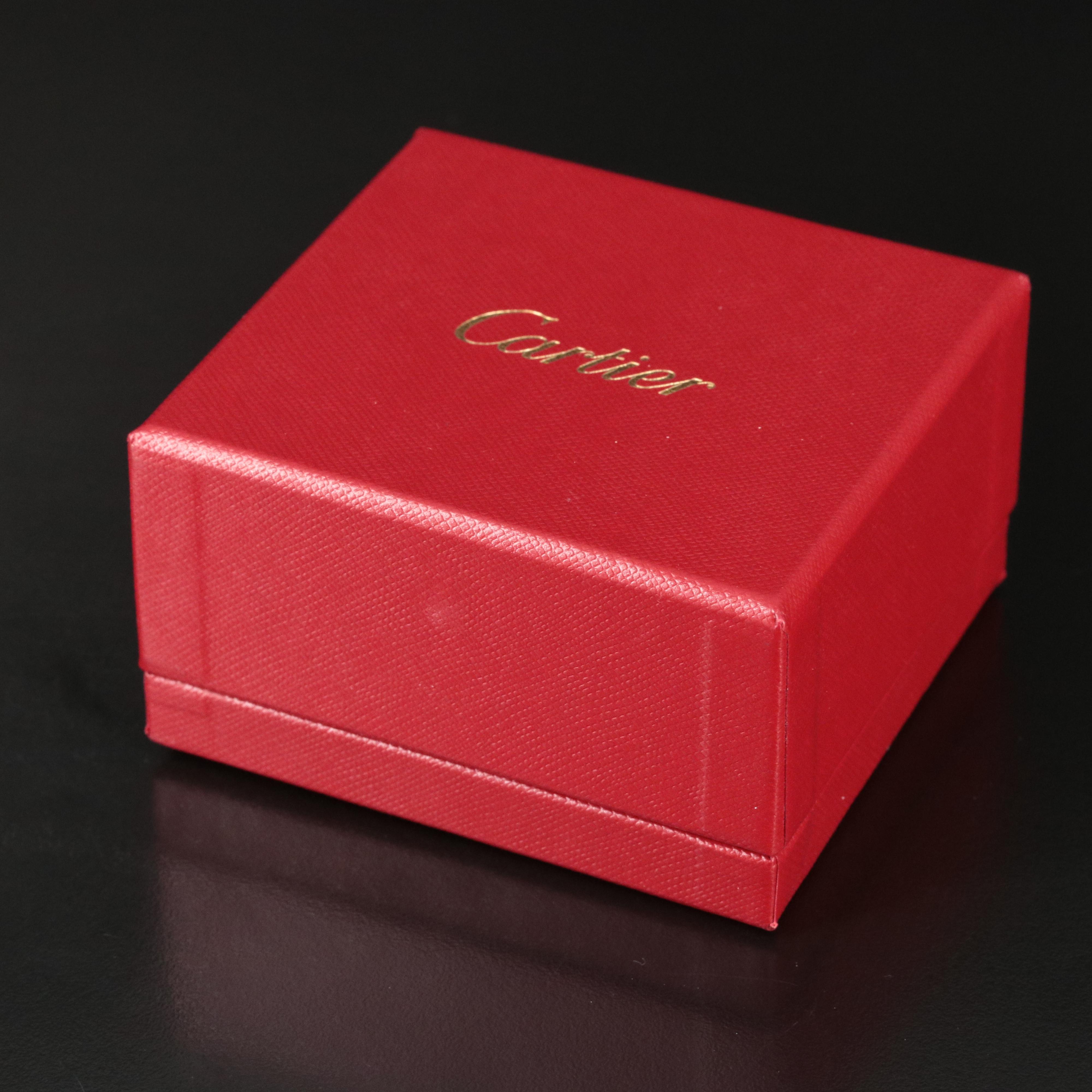 Cartier Trinity de Cartier 18K Tri-Color 0.36 CTW Diamond Stud Earrings