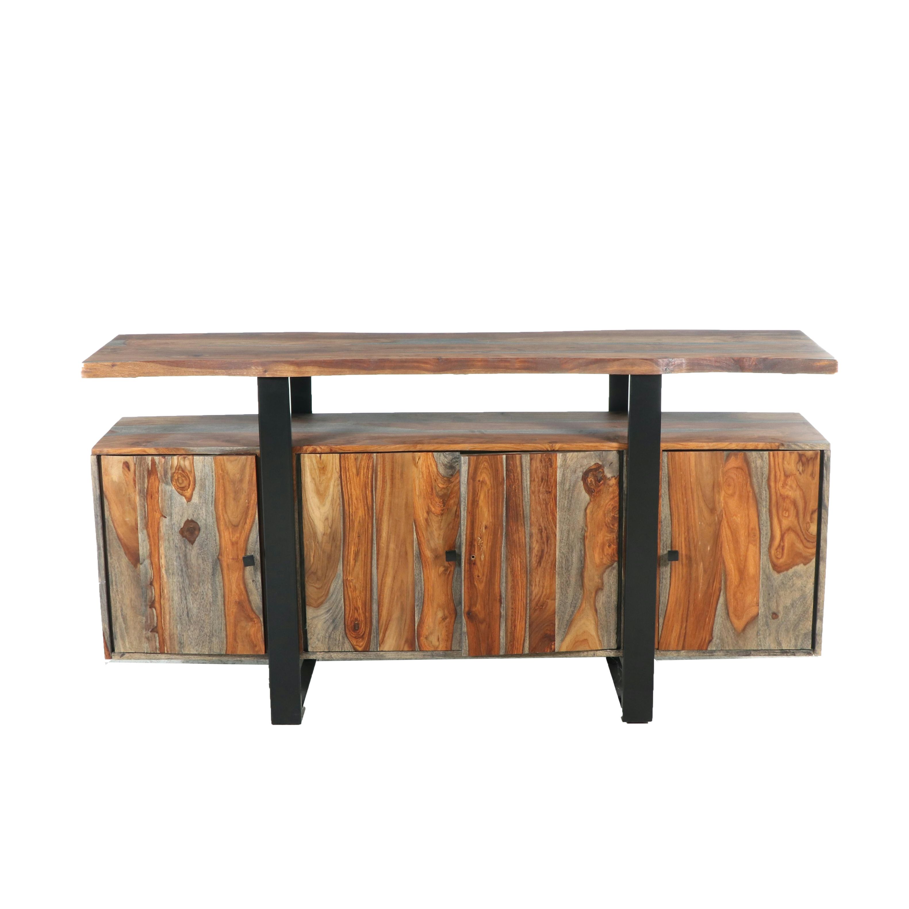 Coaster Fine Furniture "Ditman" Sheesham and Powder-Coated Metal Server