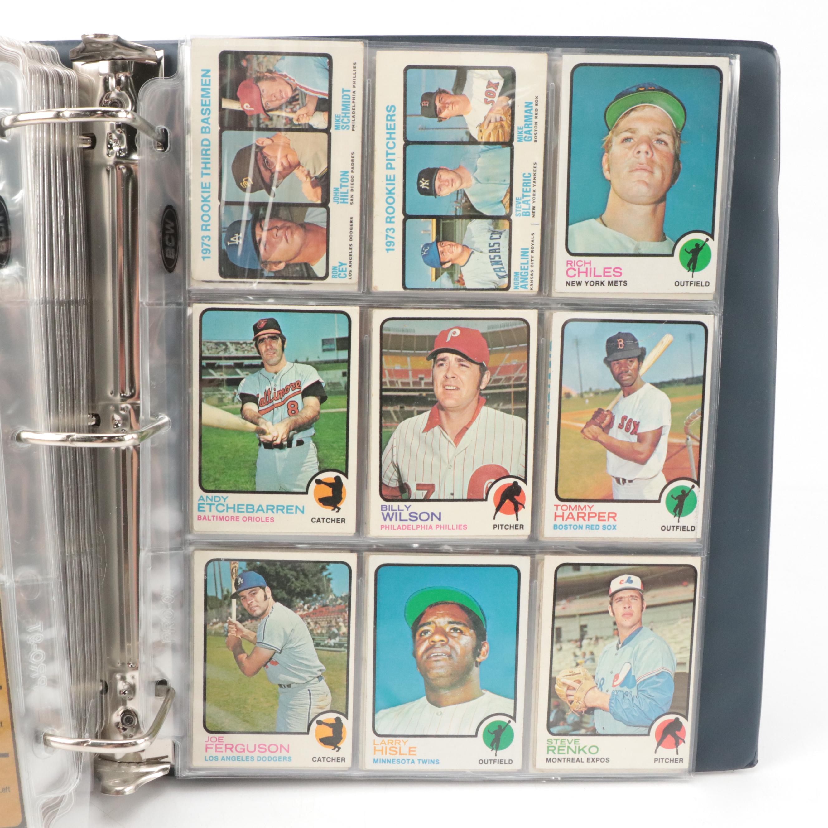 1973 Topps Baseball Card Set Featuring Mike Schmidt Rookie and More