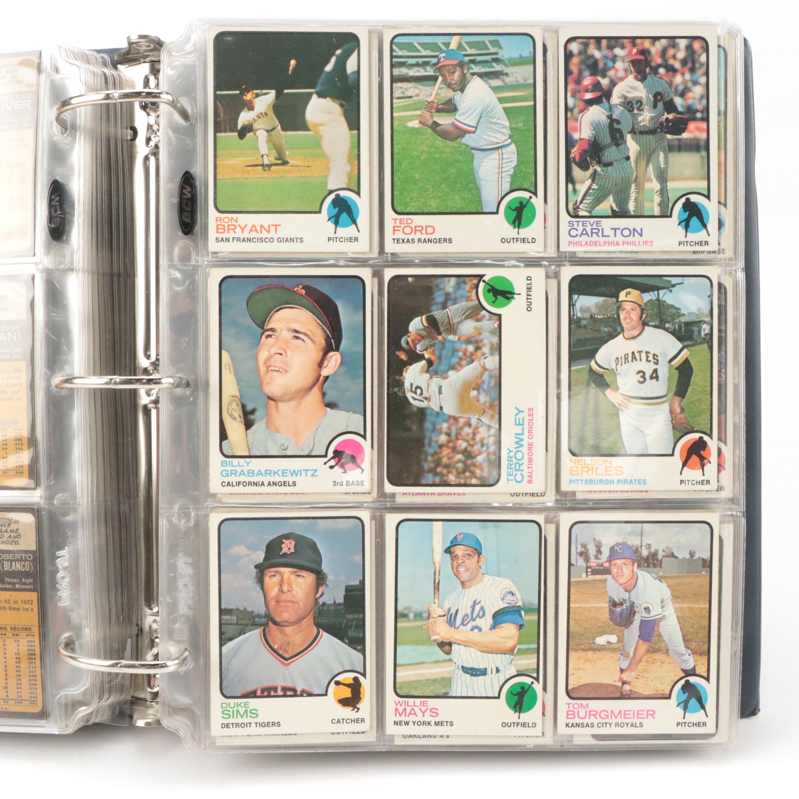 1973 Topps Baseball Card Set Featuring Mike Schmidt Rookie and More