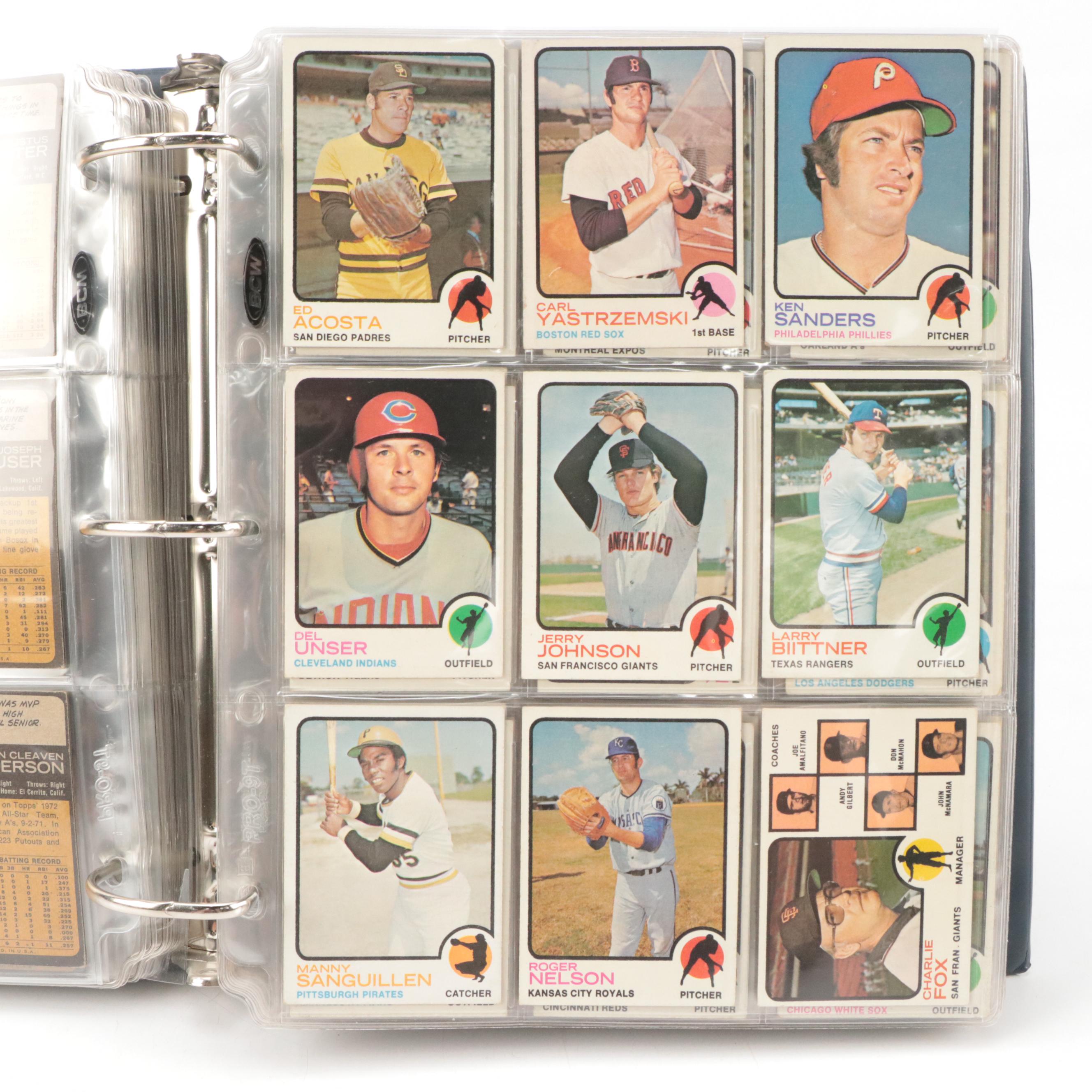 1973 Topps Baseball Card Set Featuring Mike Schmidt Rookie and More