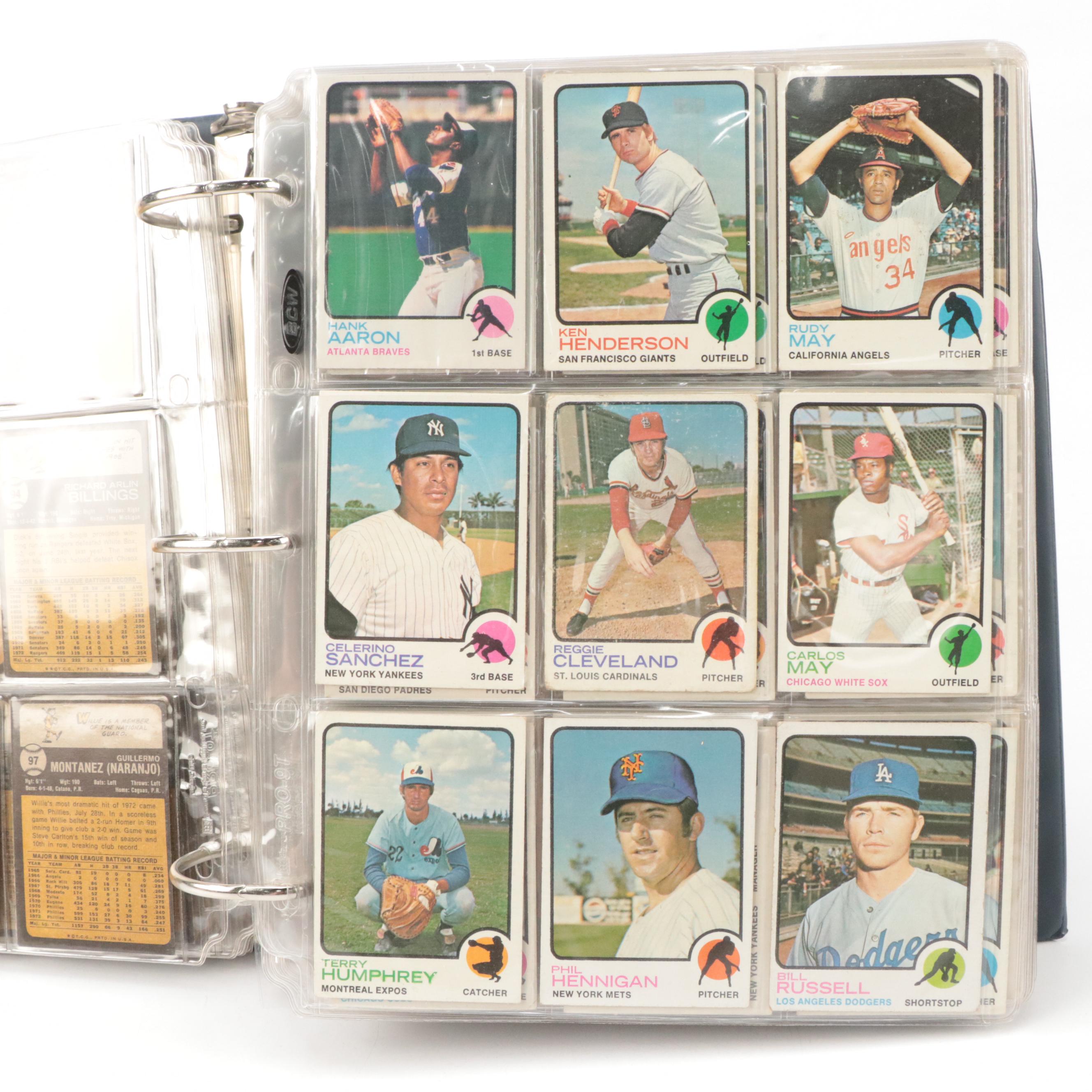 1973 Topps Baseball Card Set Featuring Mike Schmidt Rookie and More