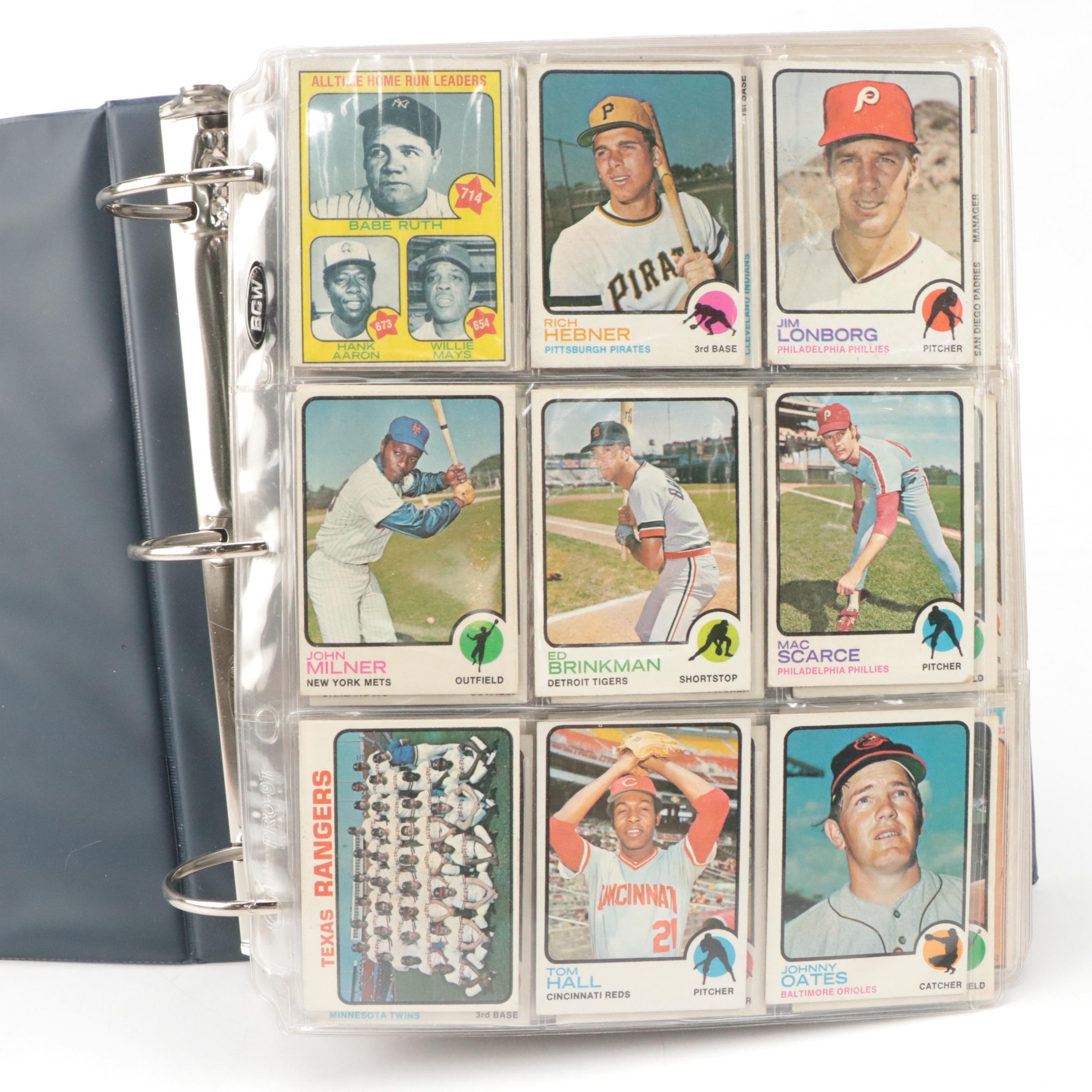 1973 Topps Baseball Card Set Featuring Mike Schmidt Rookie and More