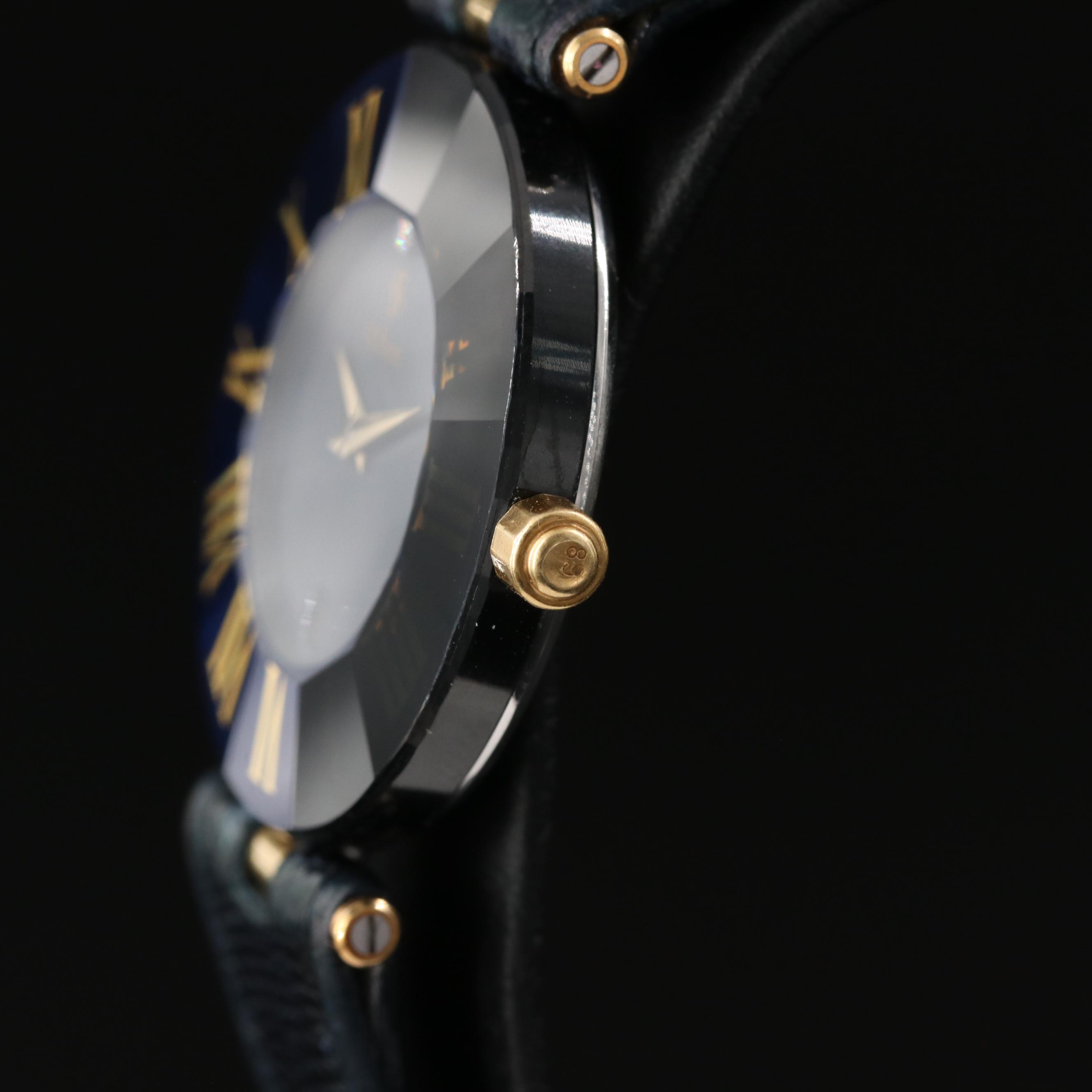 H. Stern Blue Sapphire Quartz Watch