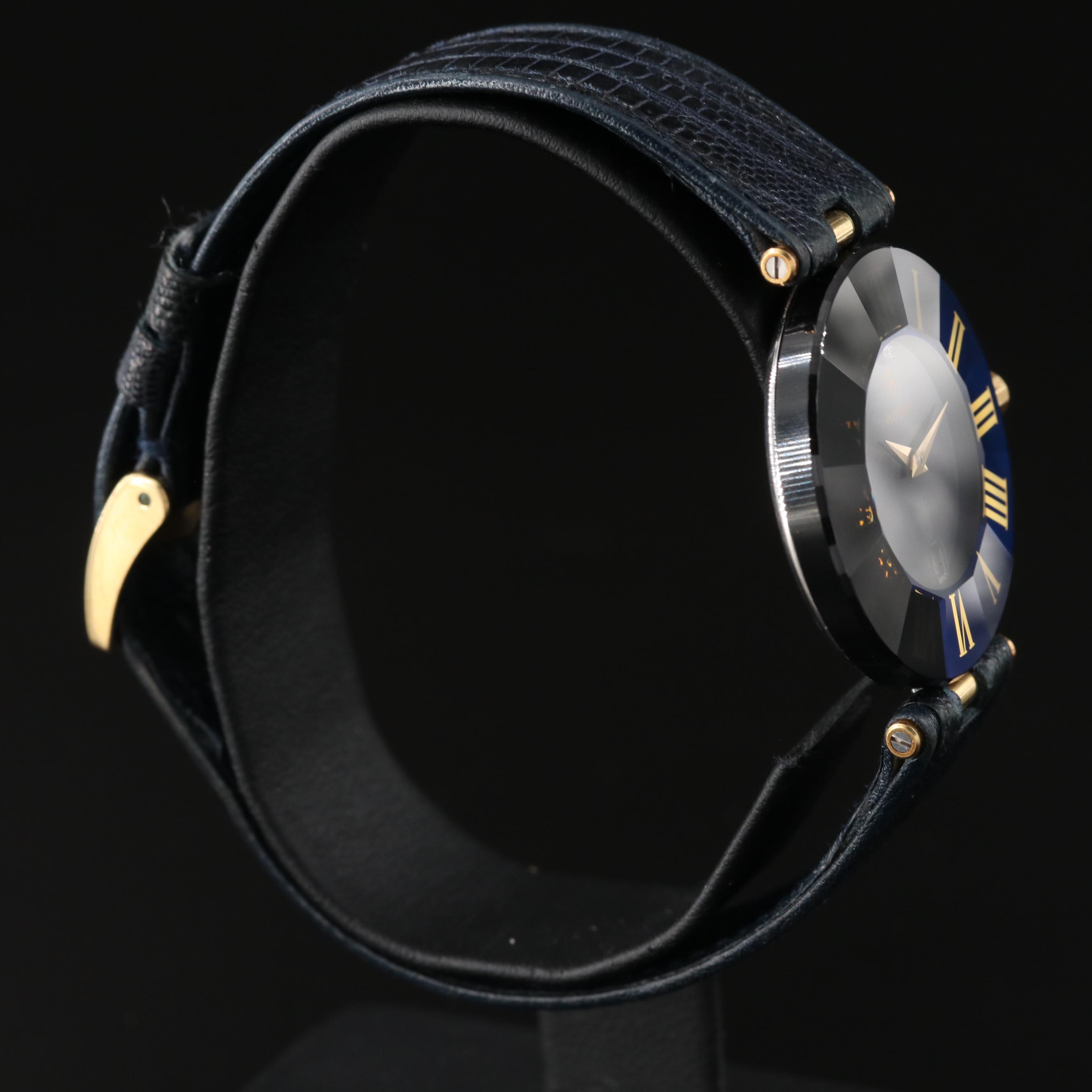 H. Stern Blue Sapphire Quartz Watch