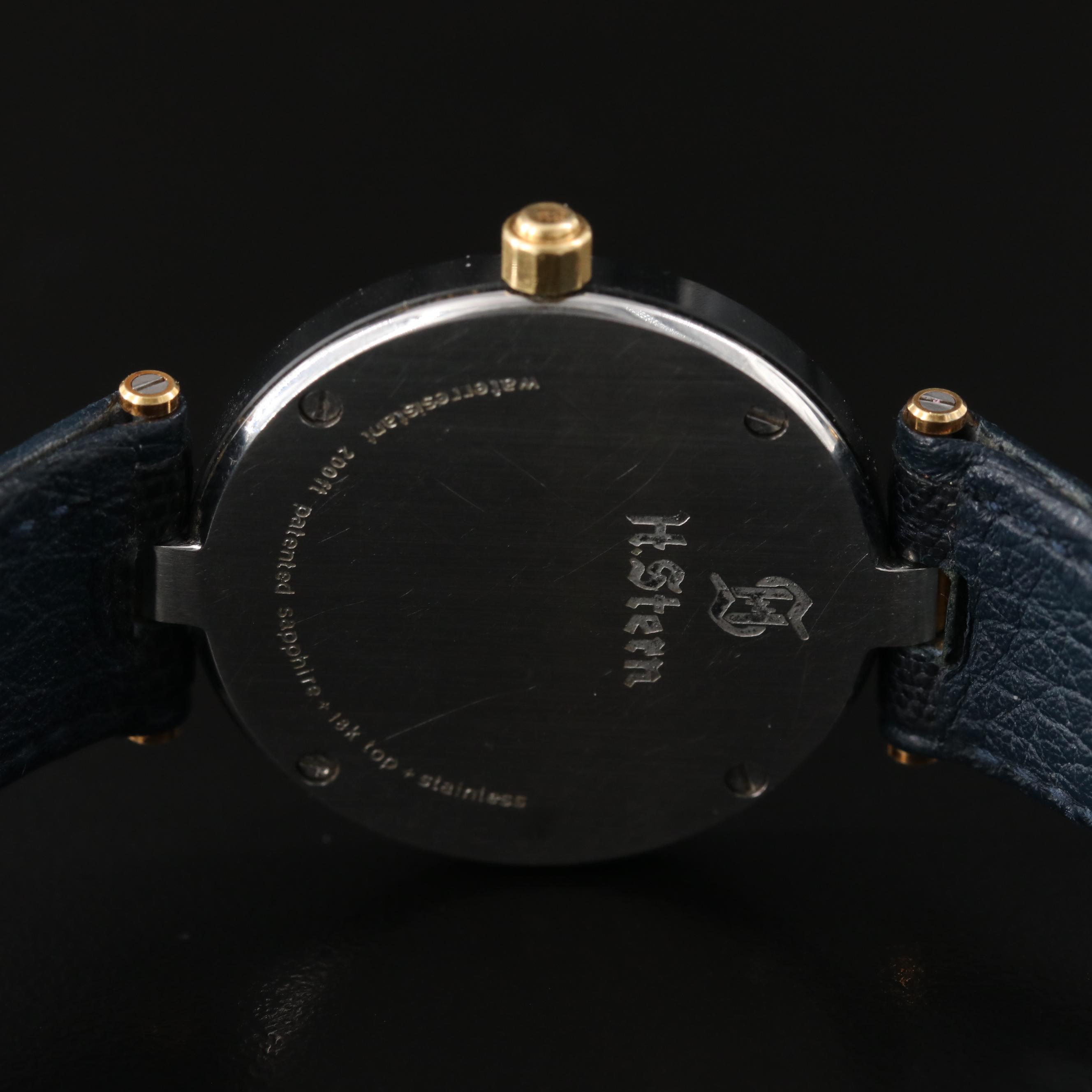 H. Stern Blue Sapphire Quartz Watch