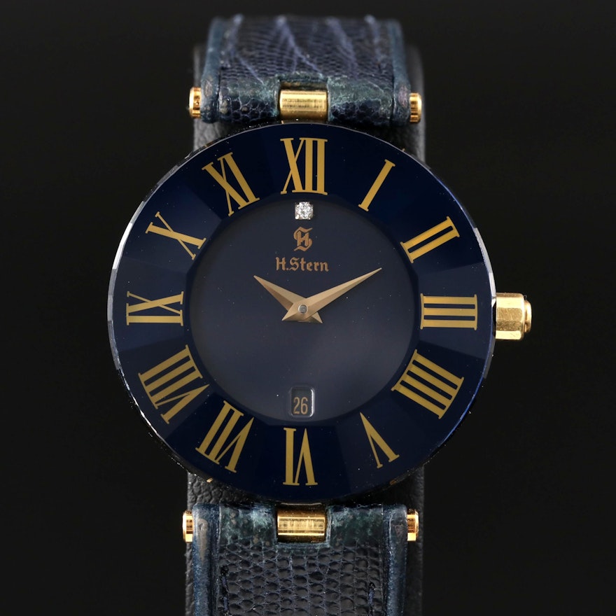 Stern Blue Sapphire Quartz Watch EBTH - Main Image
