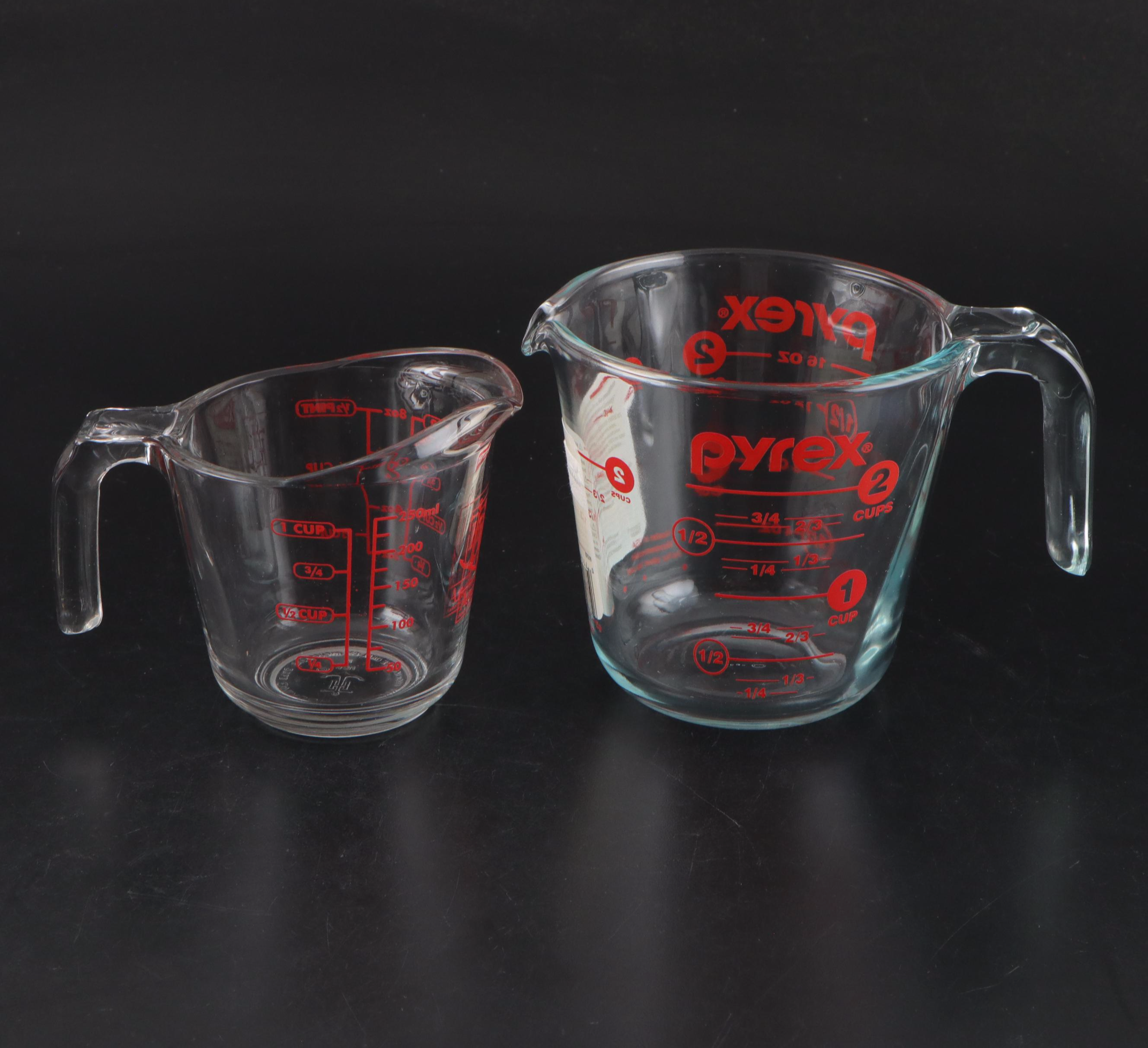 Pyrex Lidded Clear Glass Baking Dishes, Measuring Cups, Plastic Funnels and More