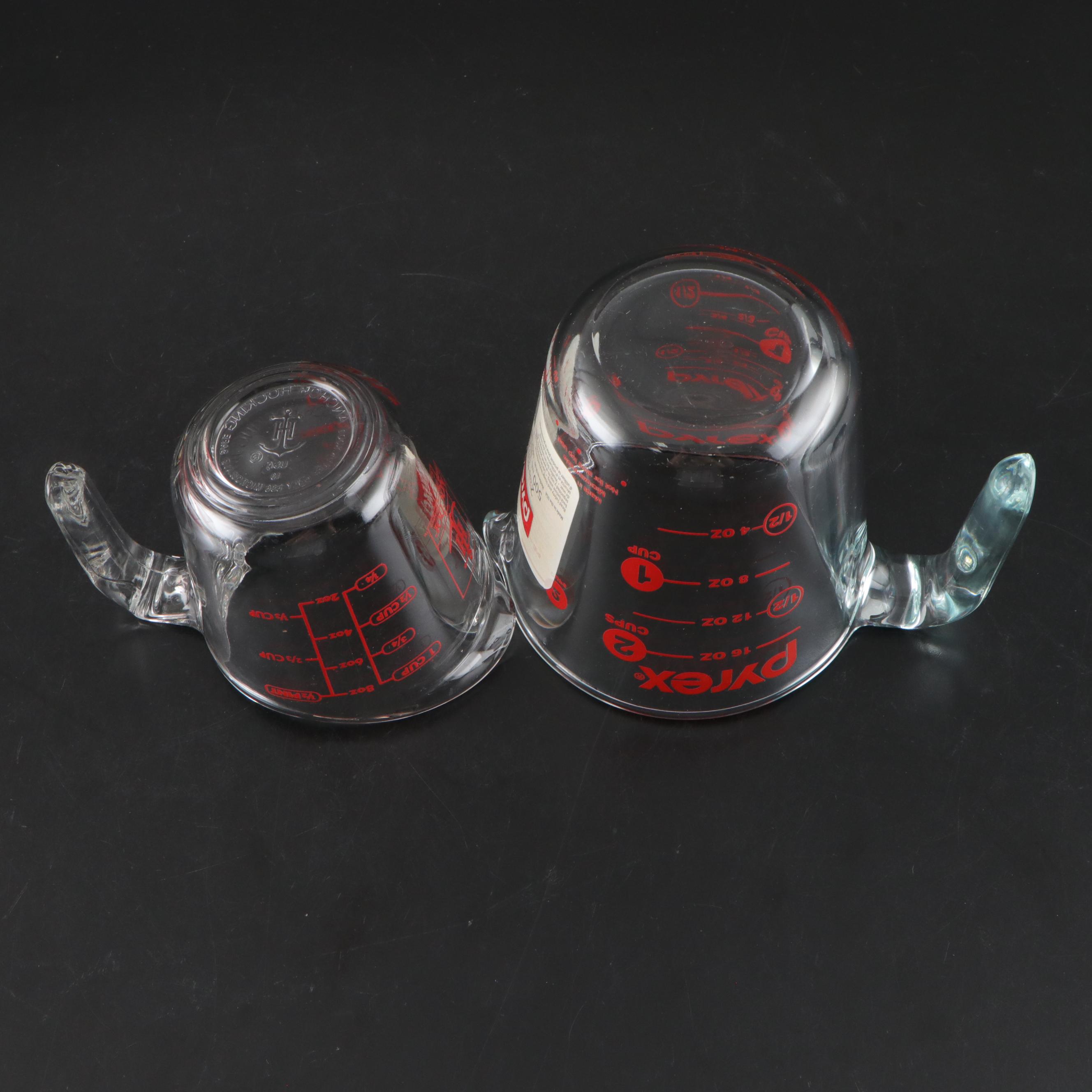 Pyrex Lidded Clear Glass Baking Dishes, Measuring Cups, Plastic Funnels and More