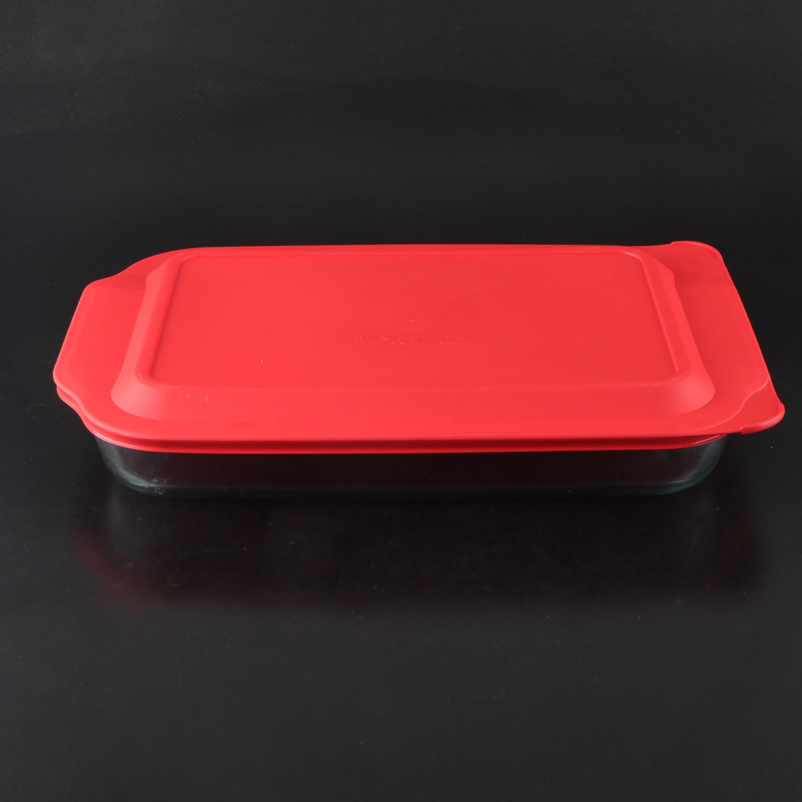 Pyrex Lidded Clear Glass Baking Dishes, Measuring Cups, Plastic Funnels and More