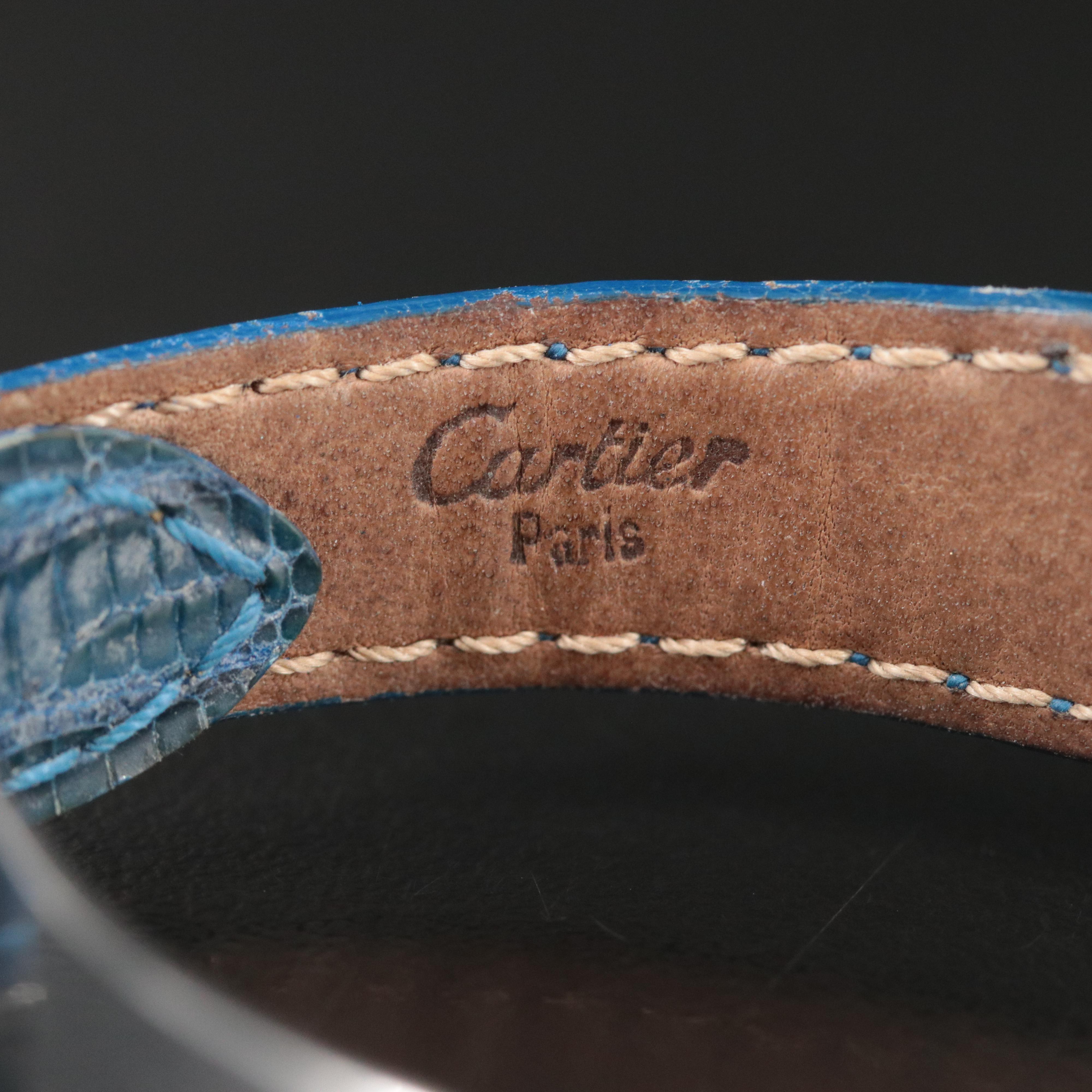 Cartier must de Cartier Vendome Sterling Silver Watch