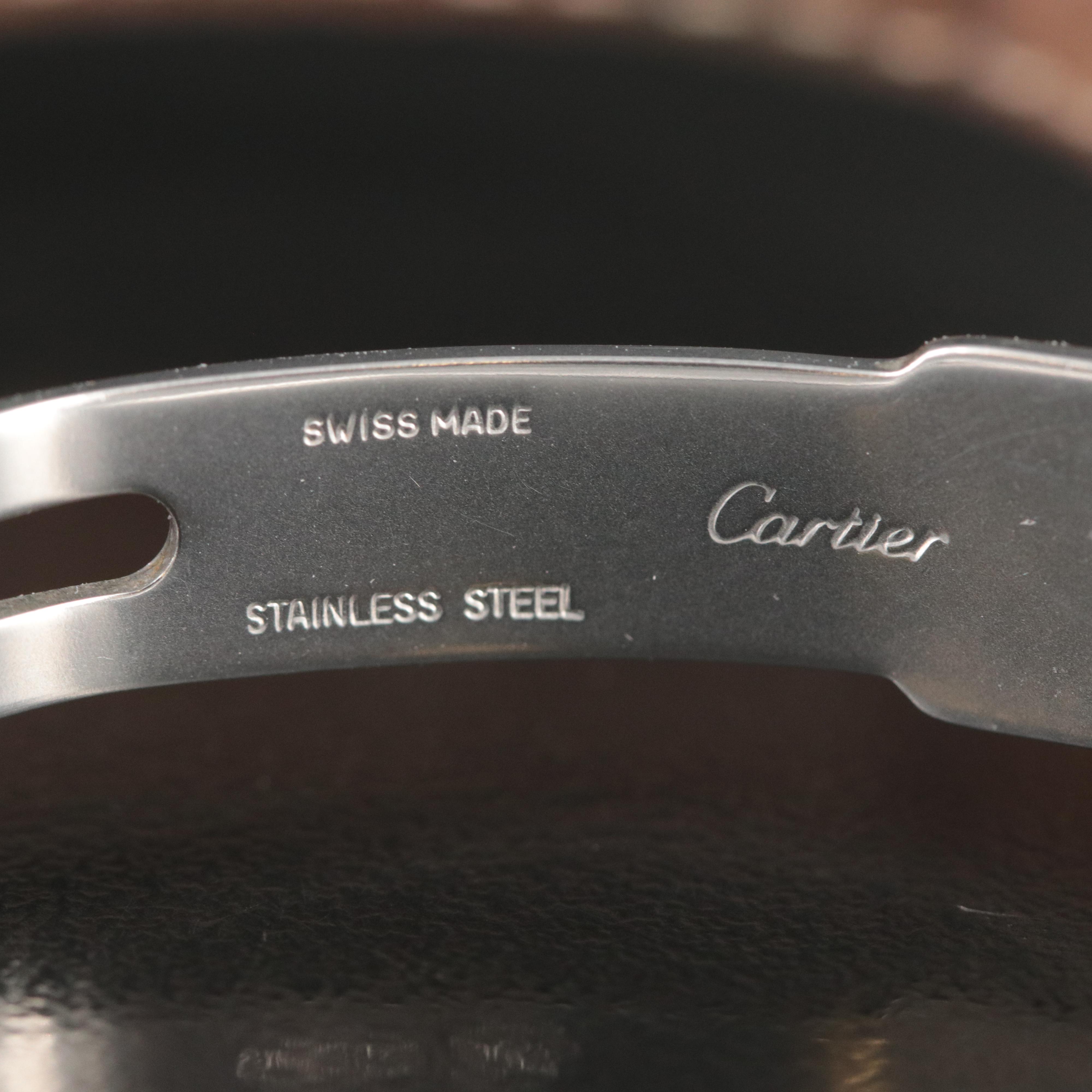 Cartier must de Cartier Vendome Sterling Silver Watch