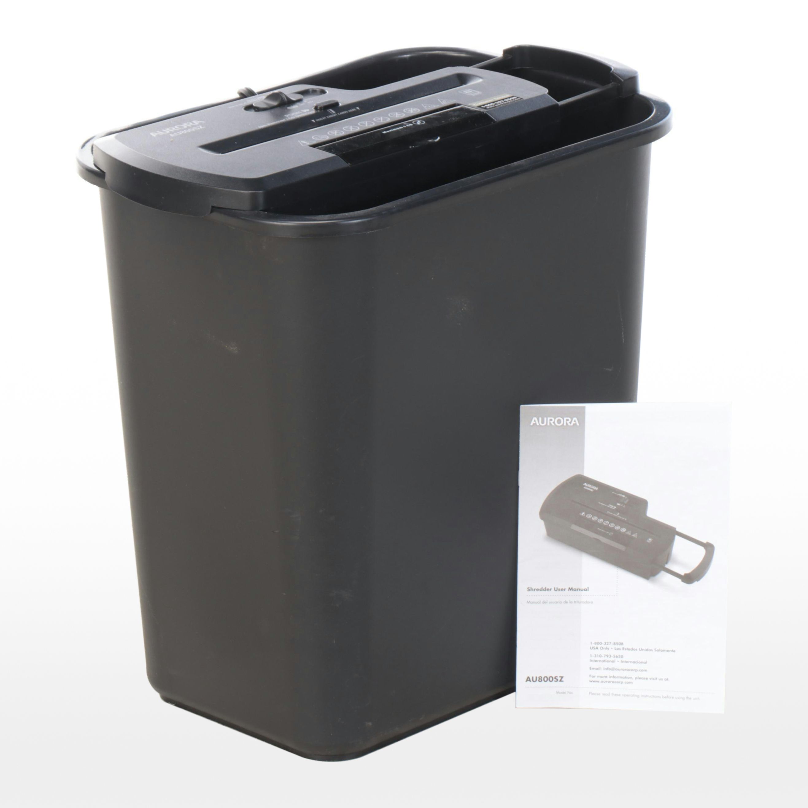 Aurora AU800SZ Combined Paper, CD, and Credit Card Shredder with More