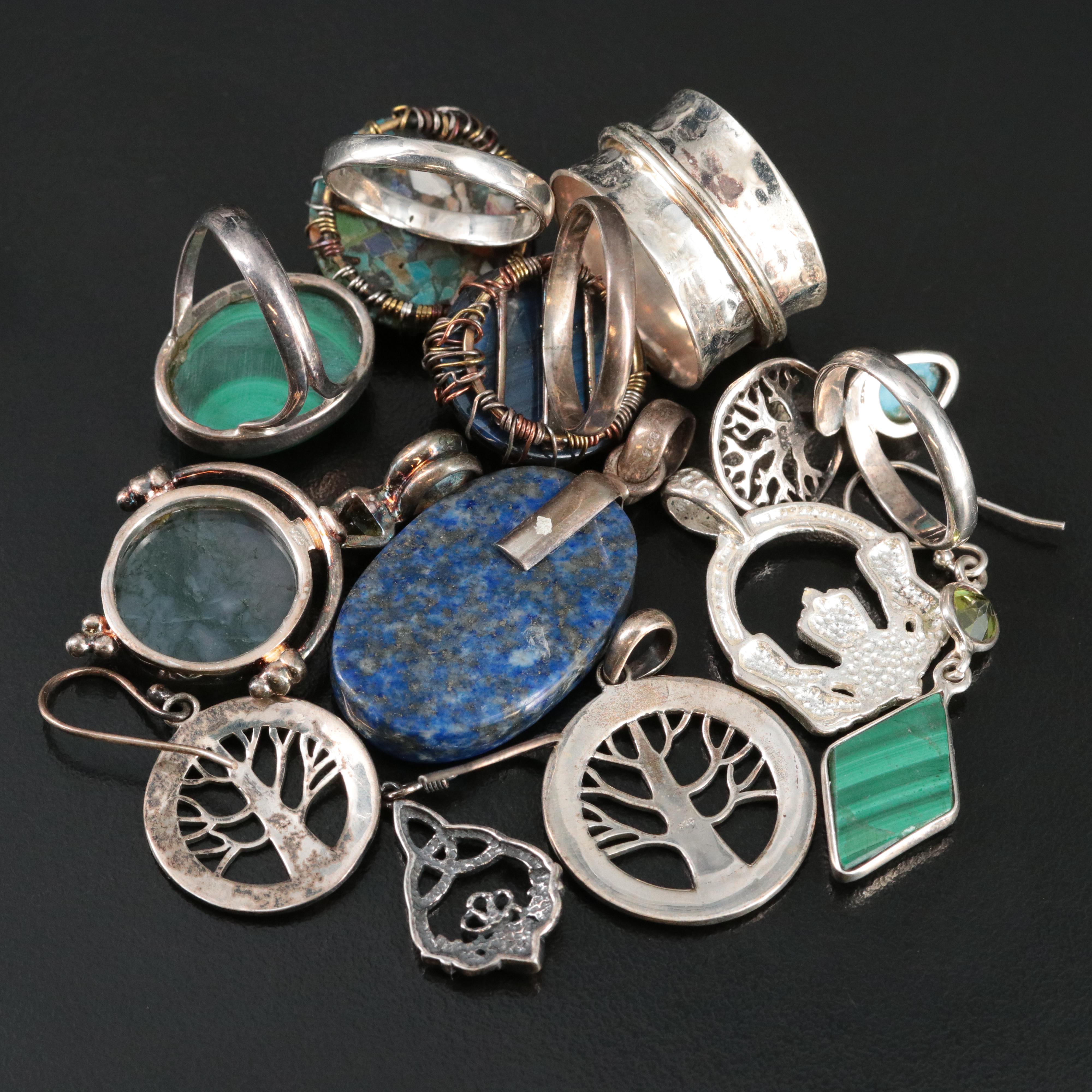 Tree of Life, Claddagh, Moss Agate and Sterling Featured in Jewelry Collection