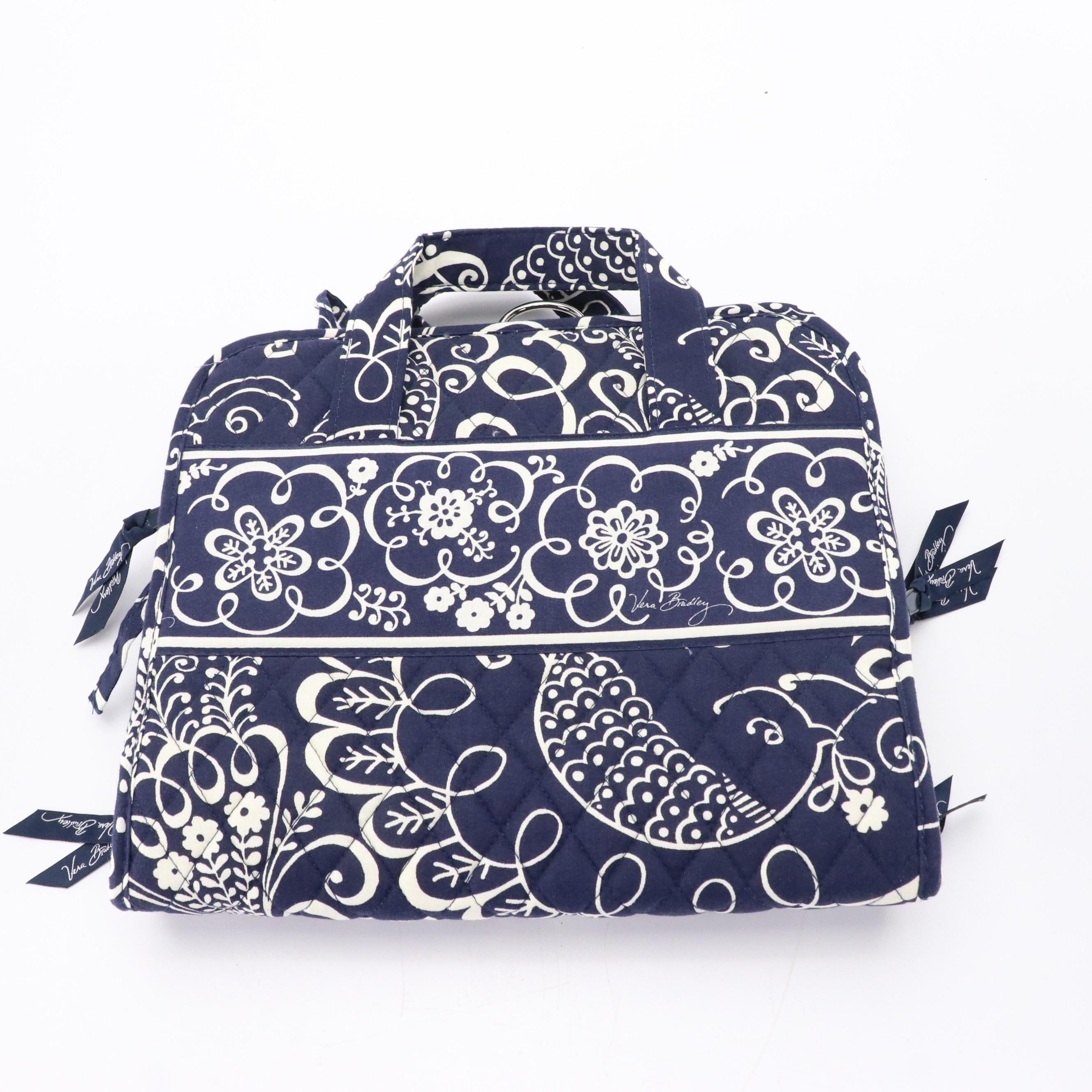 Vera Bradley Makeup Travel Bag and Shoulder Bag, Other Patterned Cotton Tote