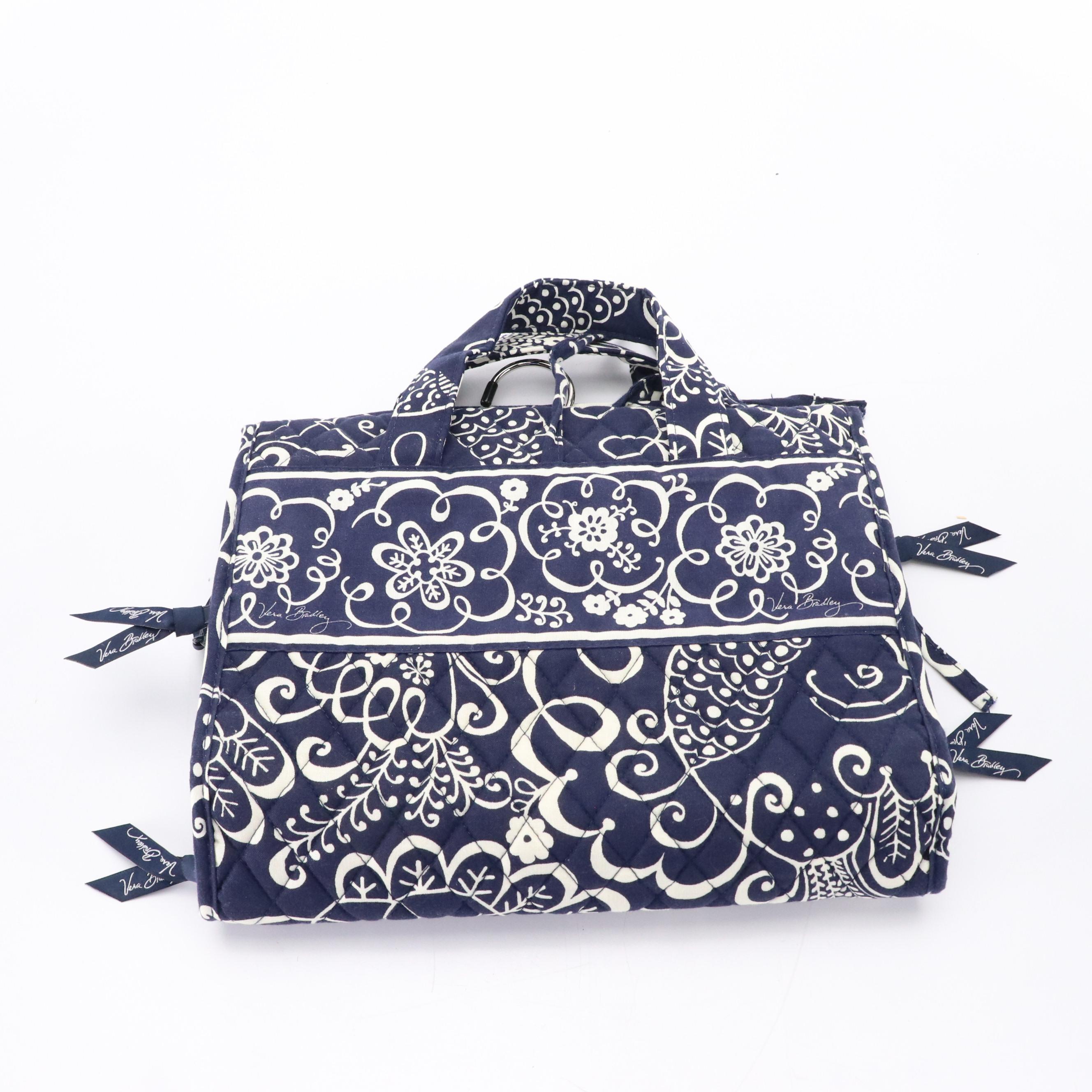 Vera Bradley Makeup Travel Bag and Shoulder Bag, Other Patterned Cotton Tote