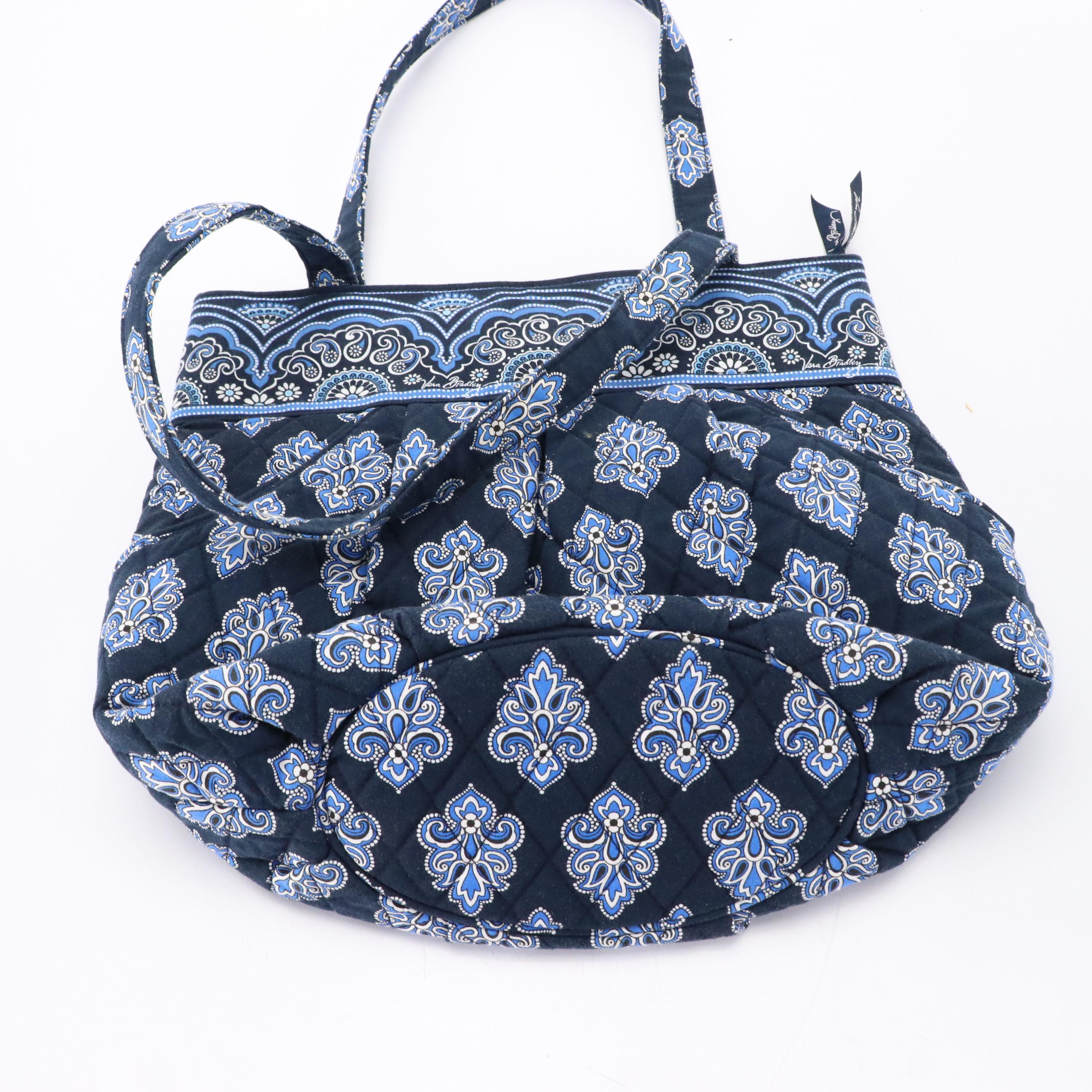 Vera Bradley Makeup Travel Bag and Shoulder Bag, Other Patterned Cotton Tote