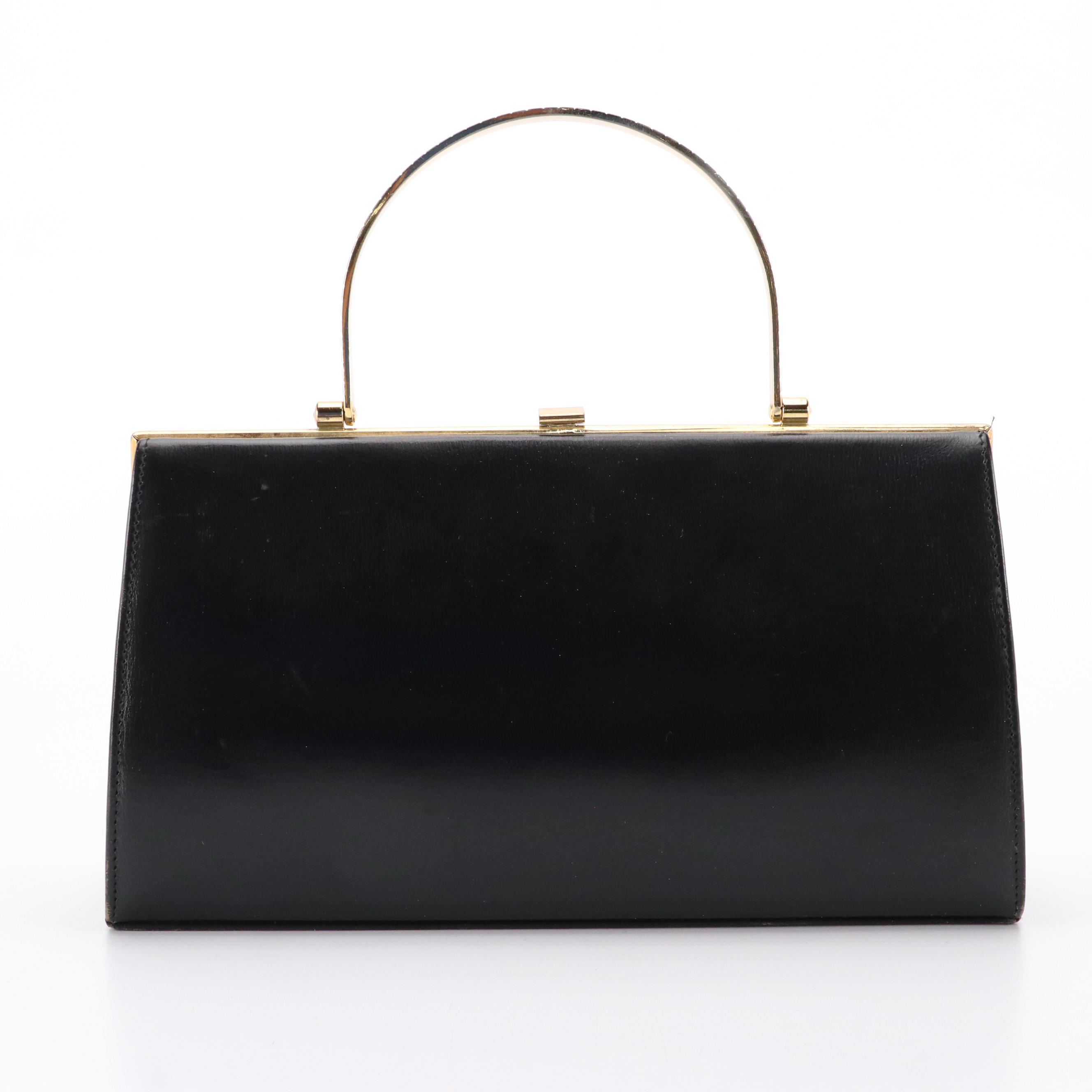 Lumos of London Leather Handbag, Switkes Floral Needlepoint Chain Strap Bag