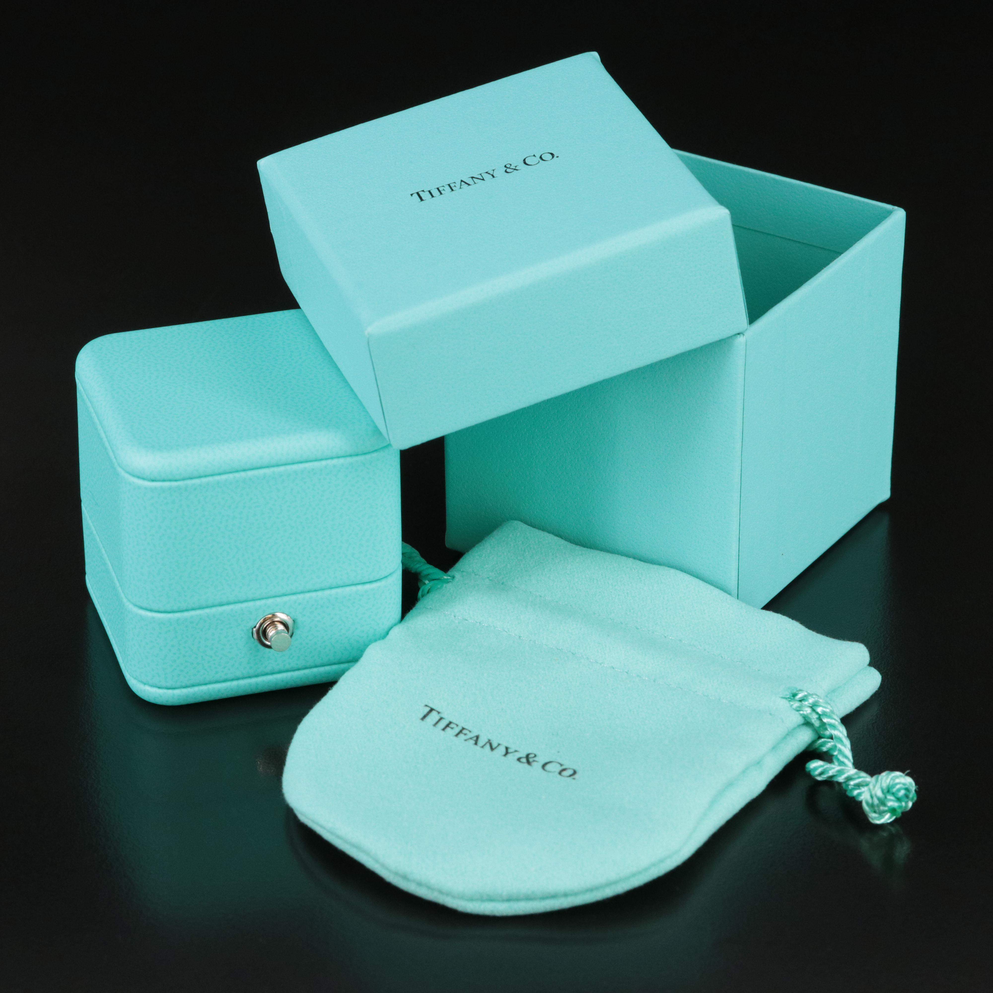 Tiffany & Co. 18K 1.95 CTW Diamond Ring with Fancy Yellow Center and GIA Report