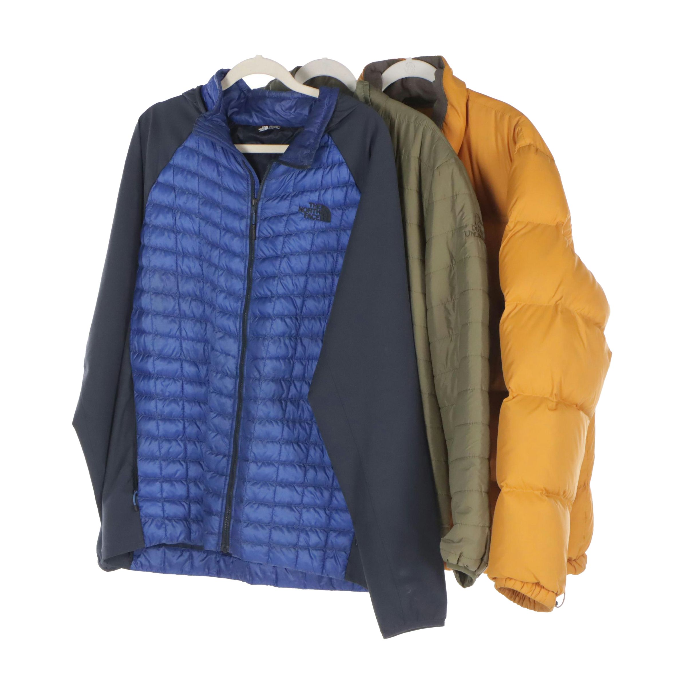 L.L.Bean Goose Down Puffer Coat with Ducks Unlimited and The North Face Jackets