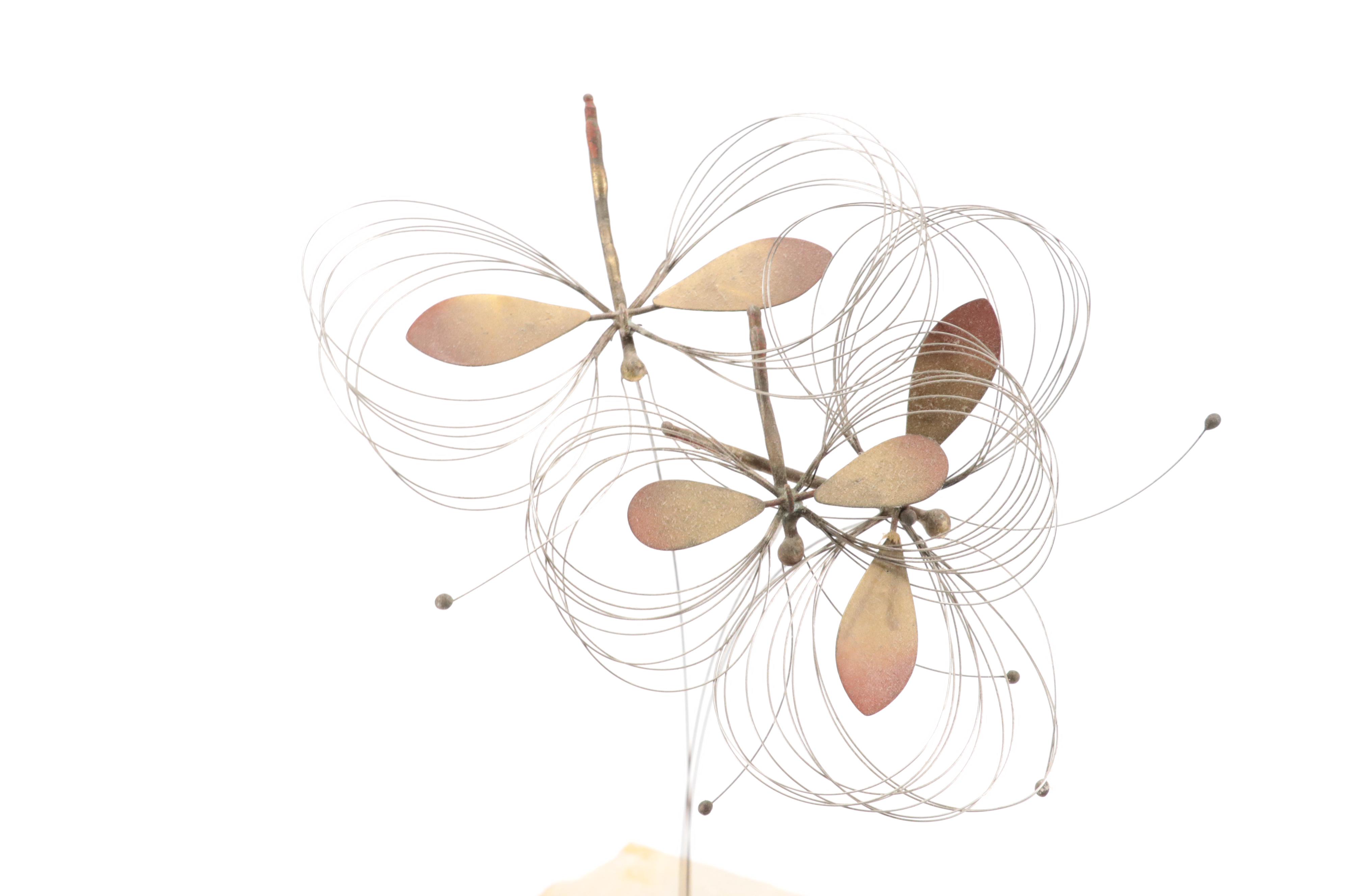 Mid Century Modern Style Dragonfly Sculpture with Other Owl Figurine