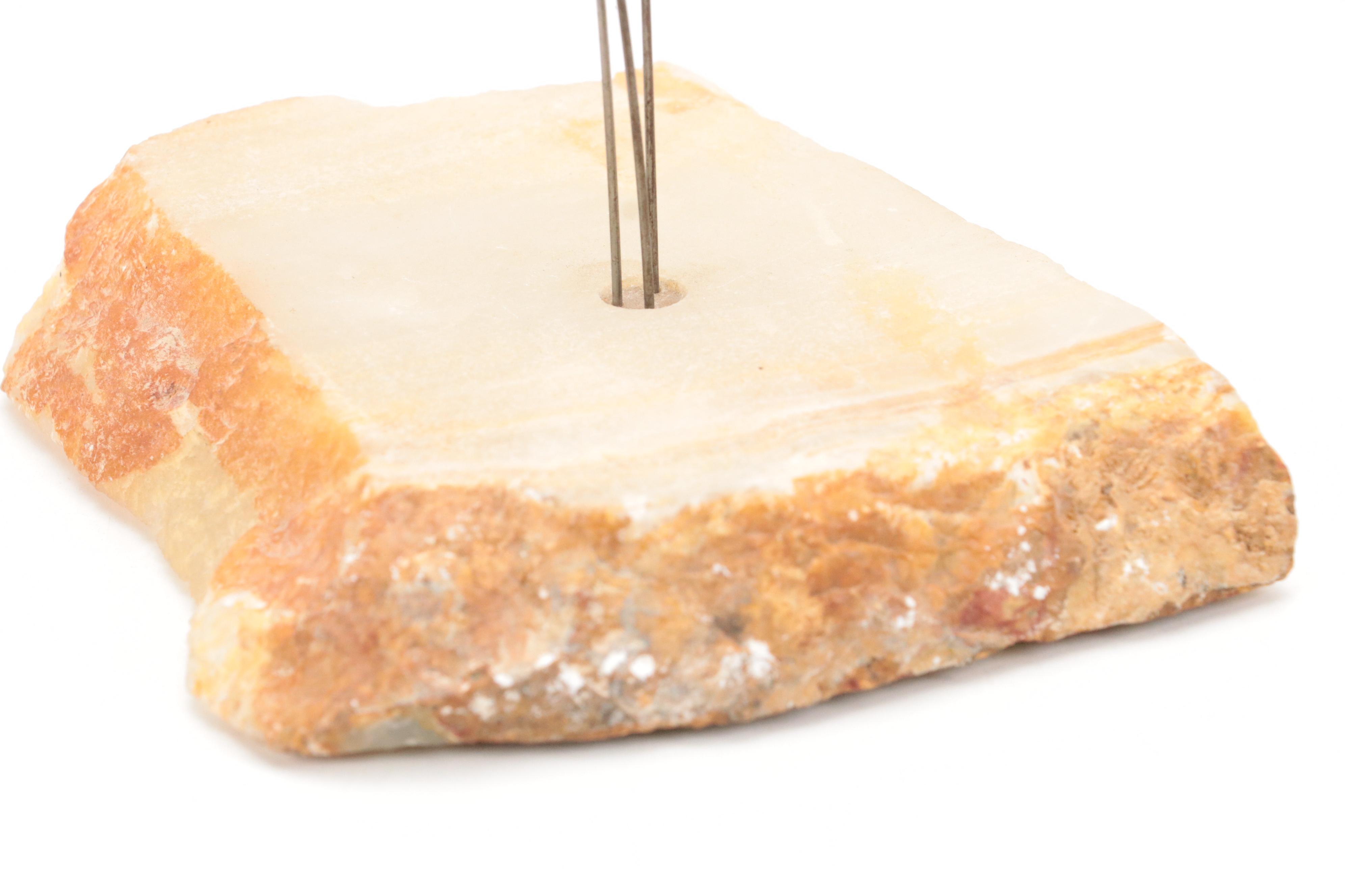 Mid Century Modern Style Dragonfly Sculpture with Other Owl Figurine