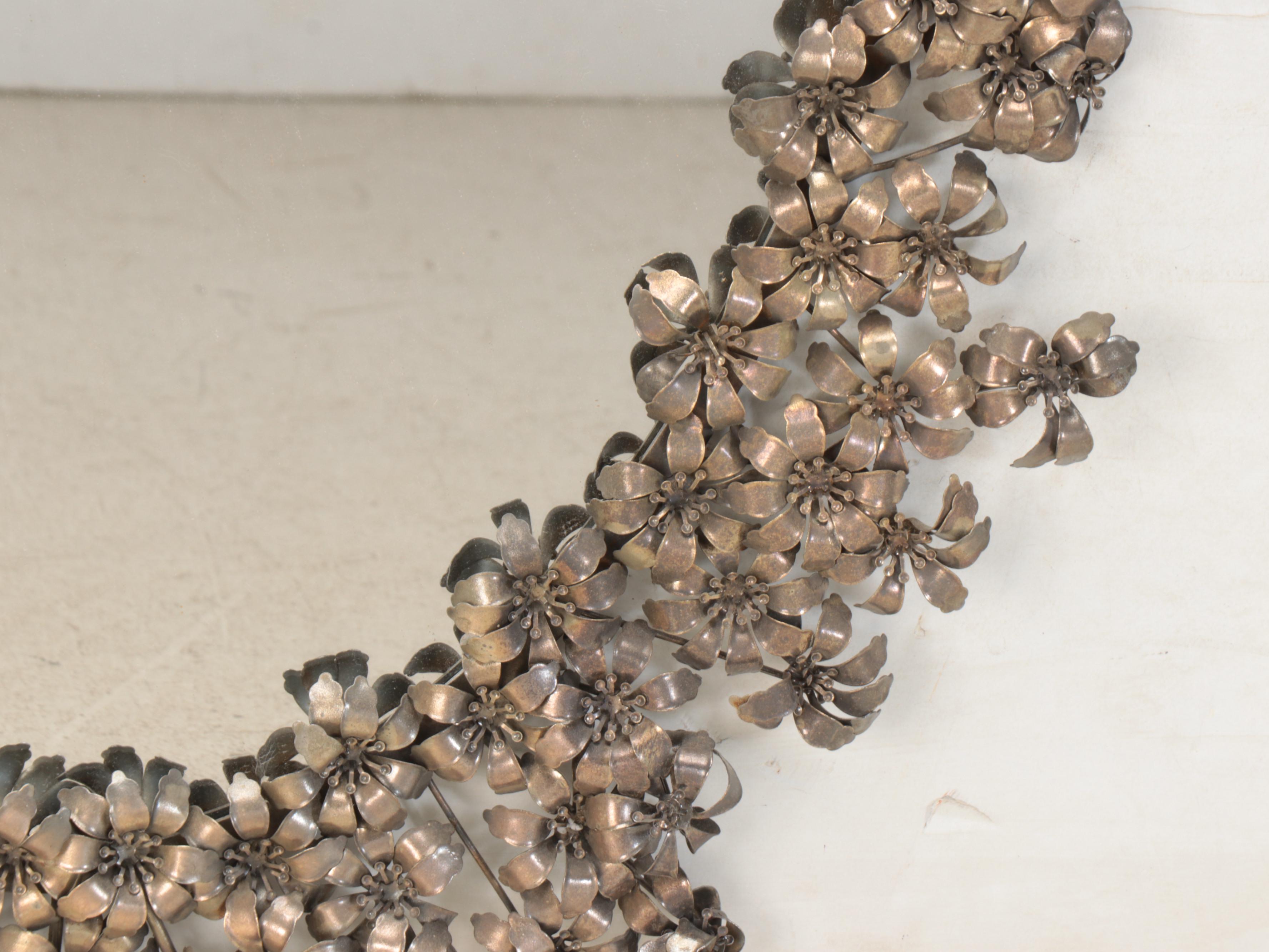 Z Gallerie Silver Finish Metal Wall Hanging Mirror Everything But The