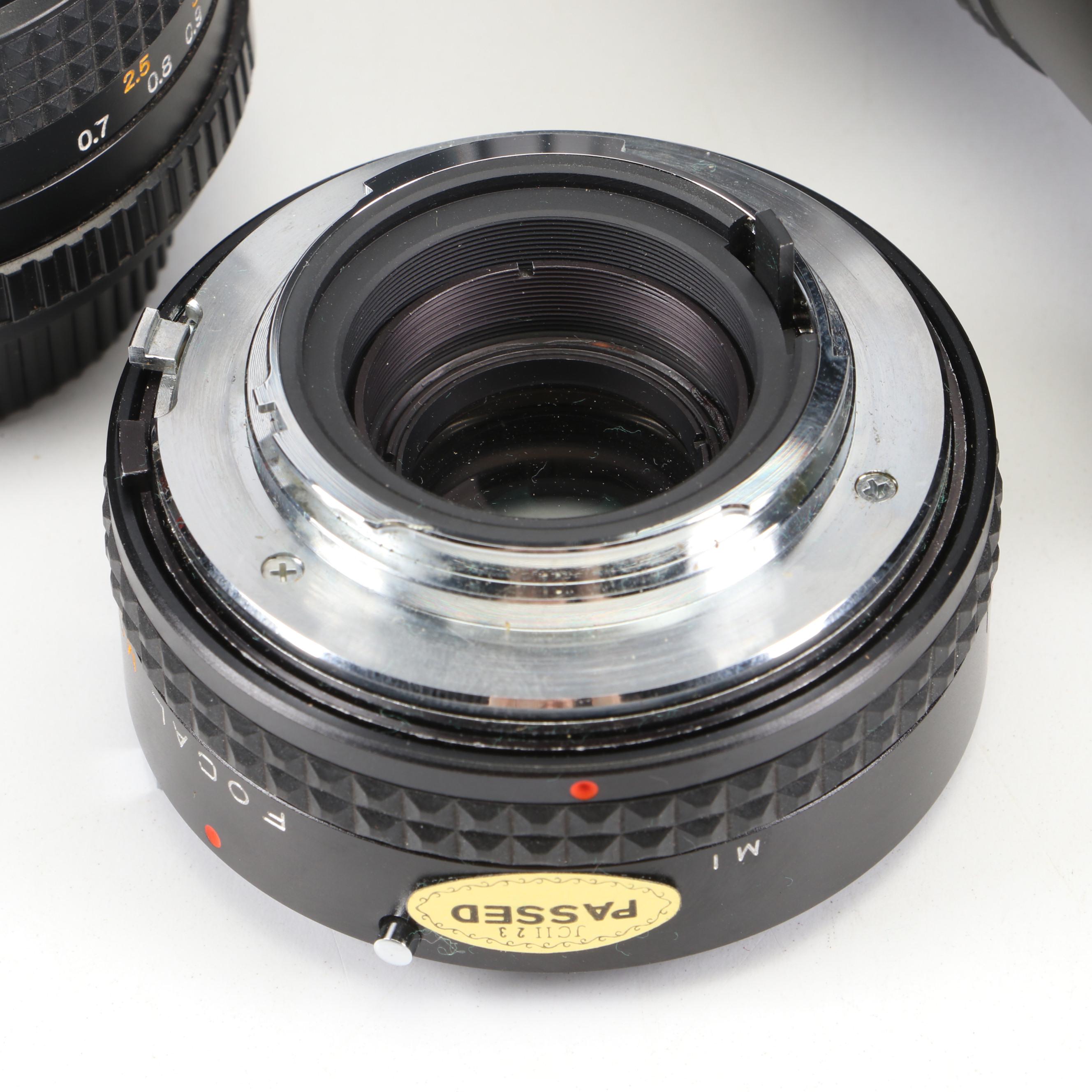 Minolta X-700 Camera and Auto 280PX Flash with More Camera Accessories